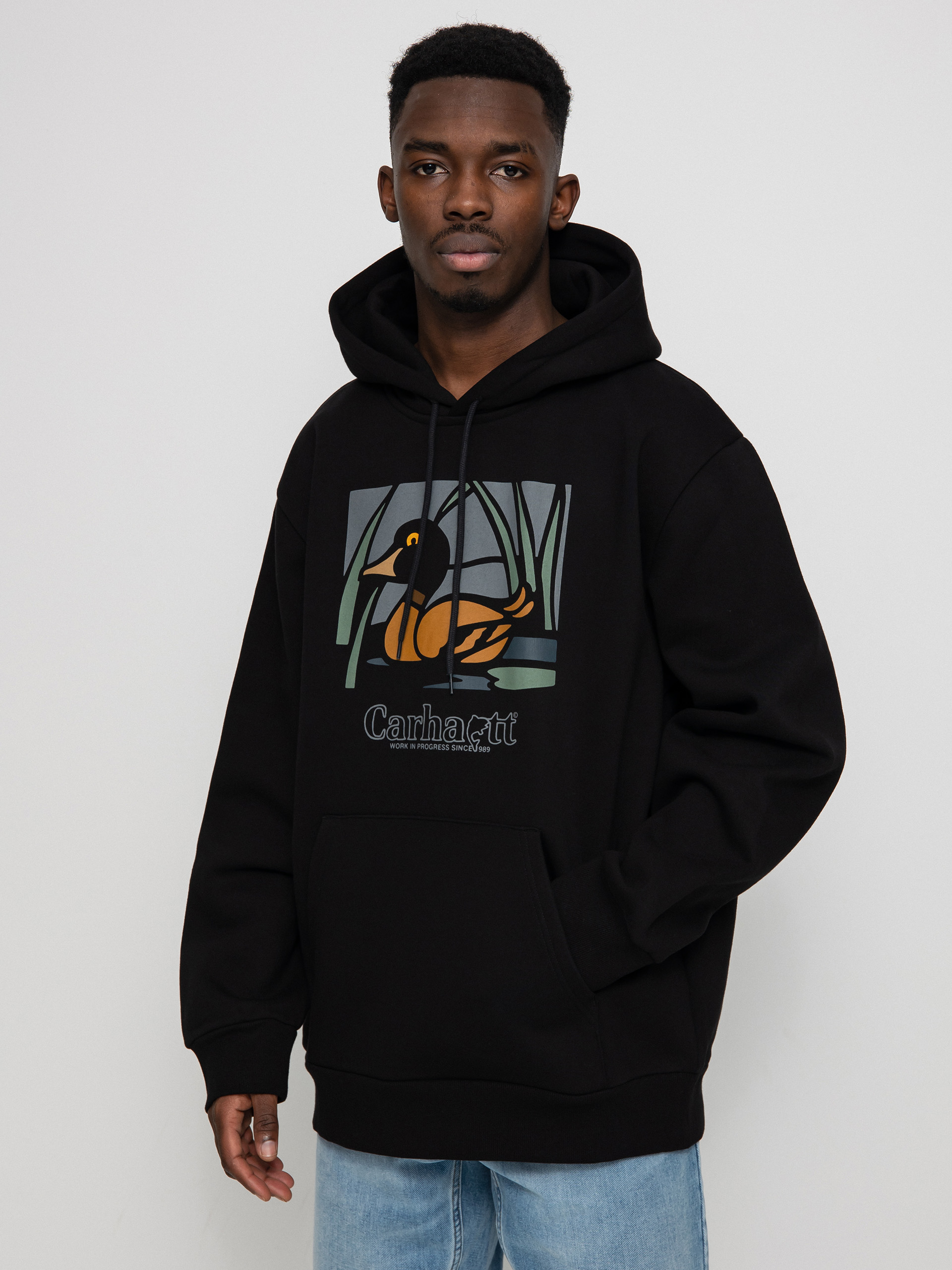 Carhartt WIP Duck Pond HD Hoodie (black)