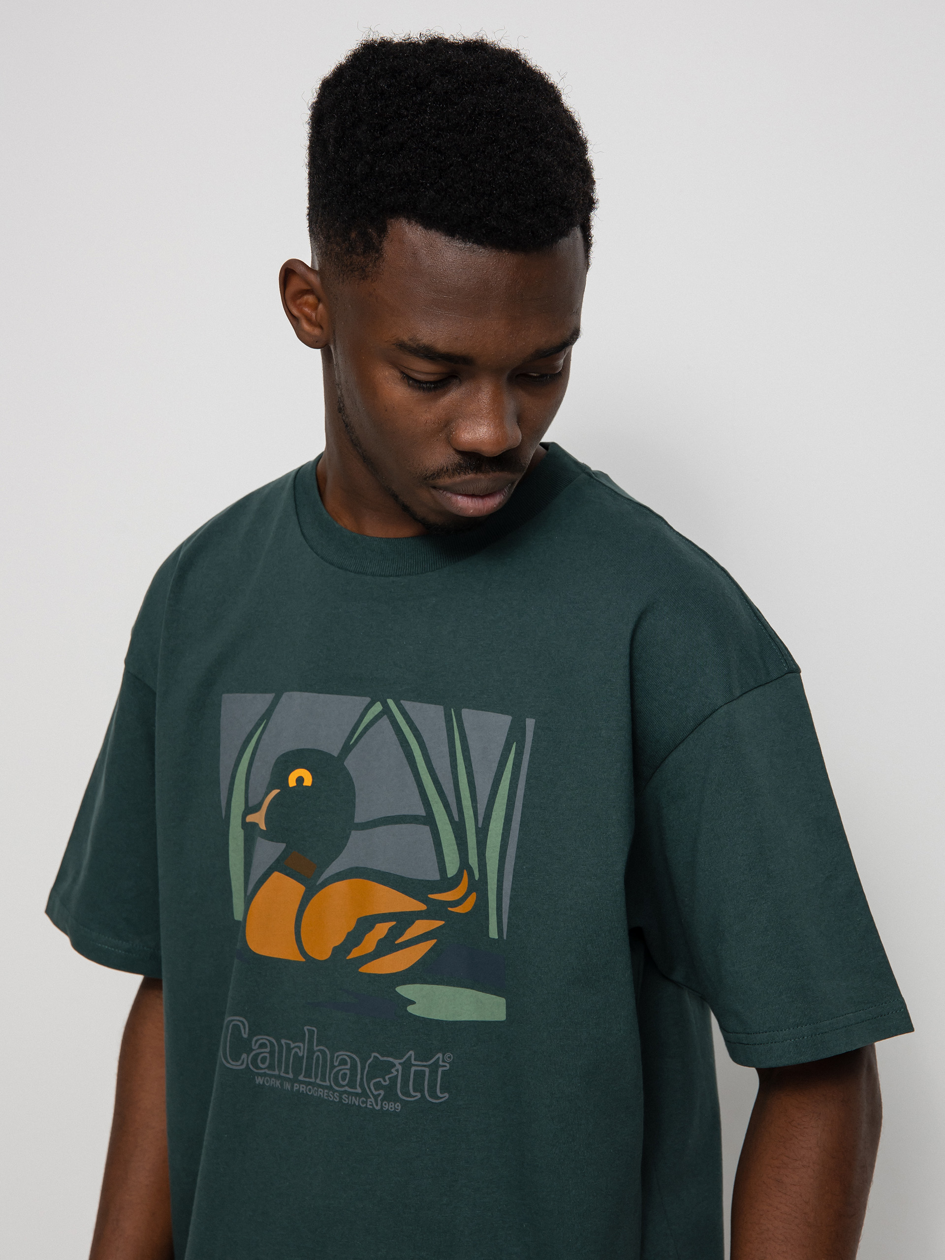 Carhartt WIP Duck Pond T-shirt - green (juniper)