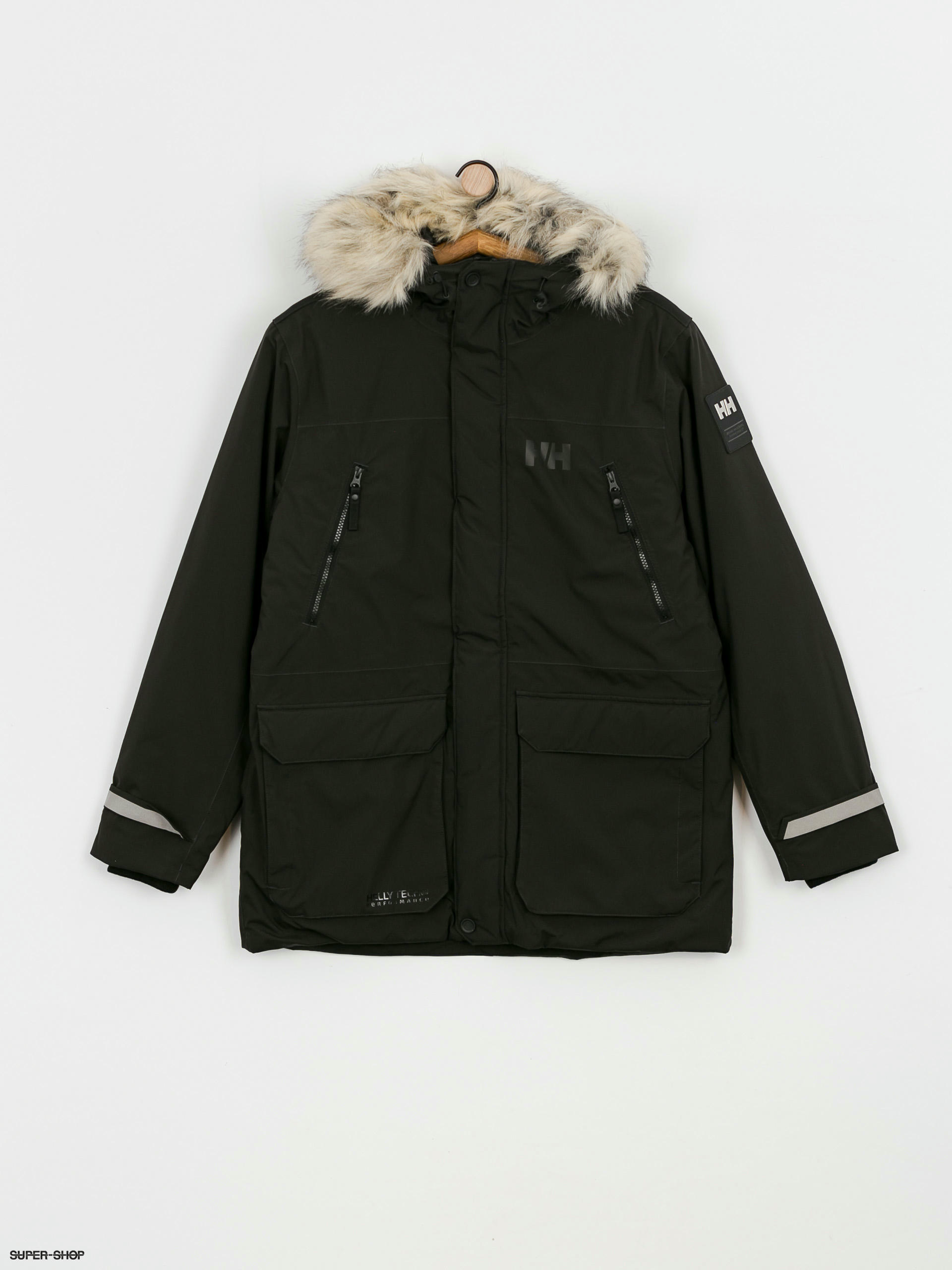 Helly Hansen jacket REINE PARKA men's black color 53630