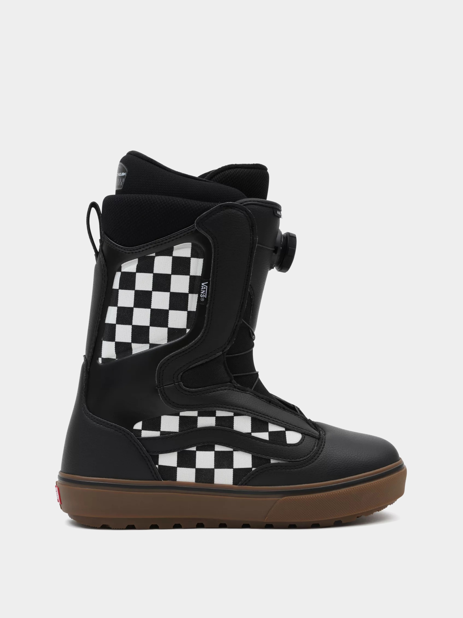 Mens Vans Aura Og Snowboard boots (checkerboard black/gum)