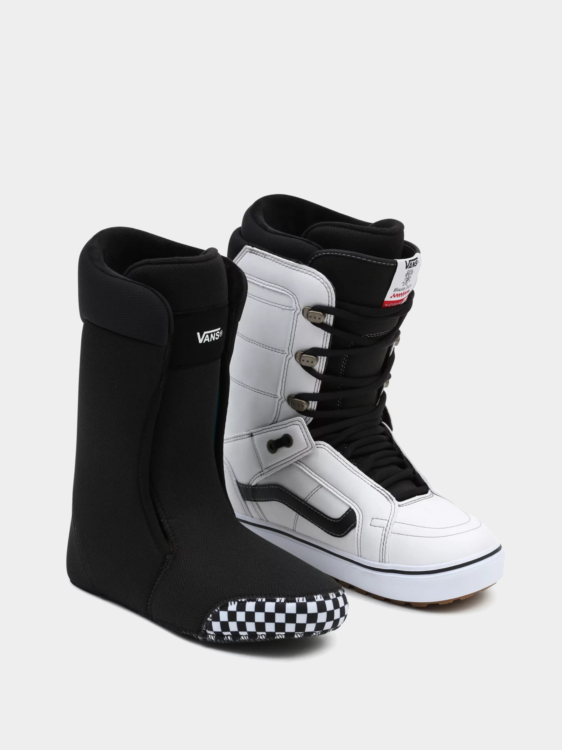 Mens Vans Hi Standard Og Snowboard boots (kennedi deck white/black)