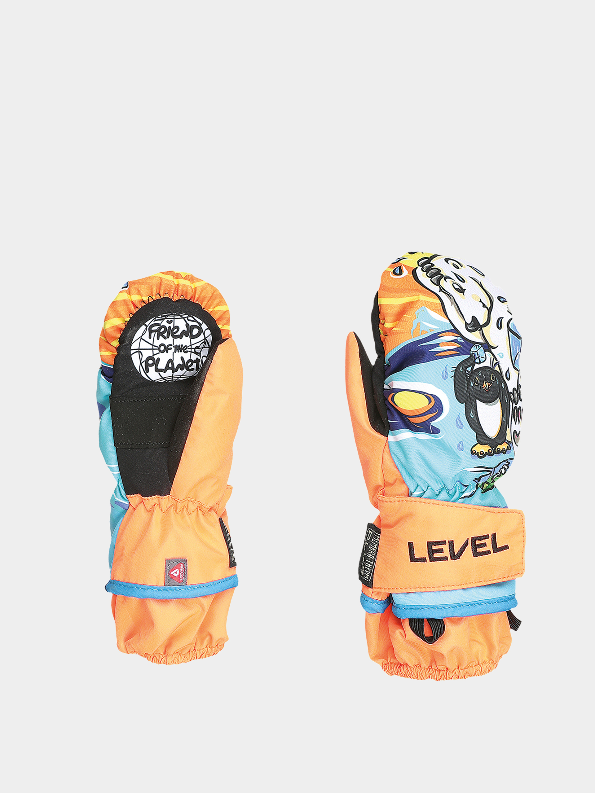 Level Animal Rec JR Gloves (orange)