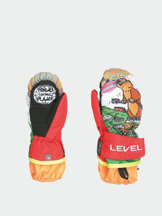 Level Animal Rec JR Gloves (pk rainbow)