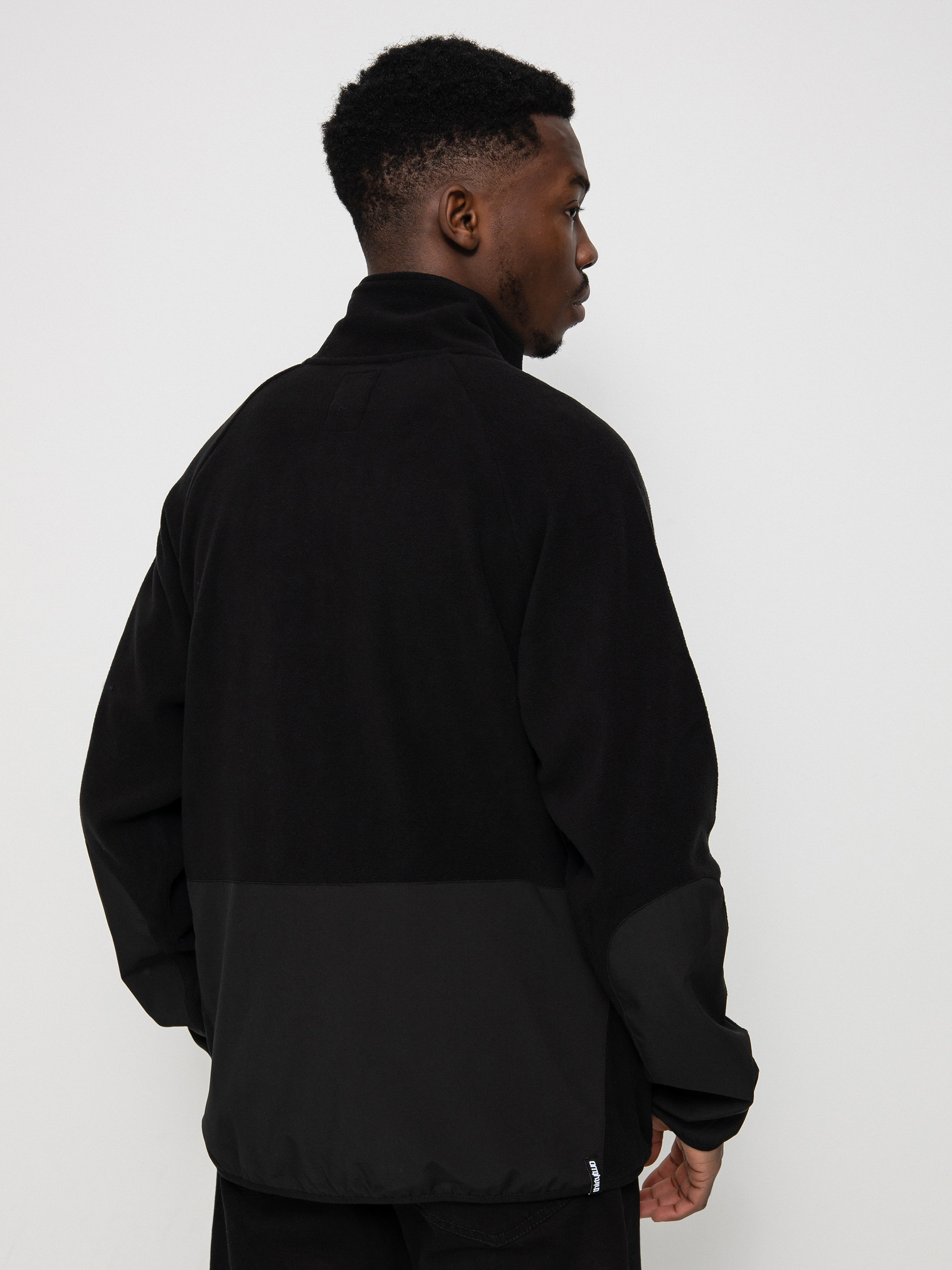 Mens ThirtyTwo Rest Stop Anorak HD Active sweatshirt (black)