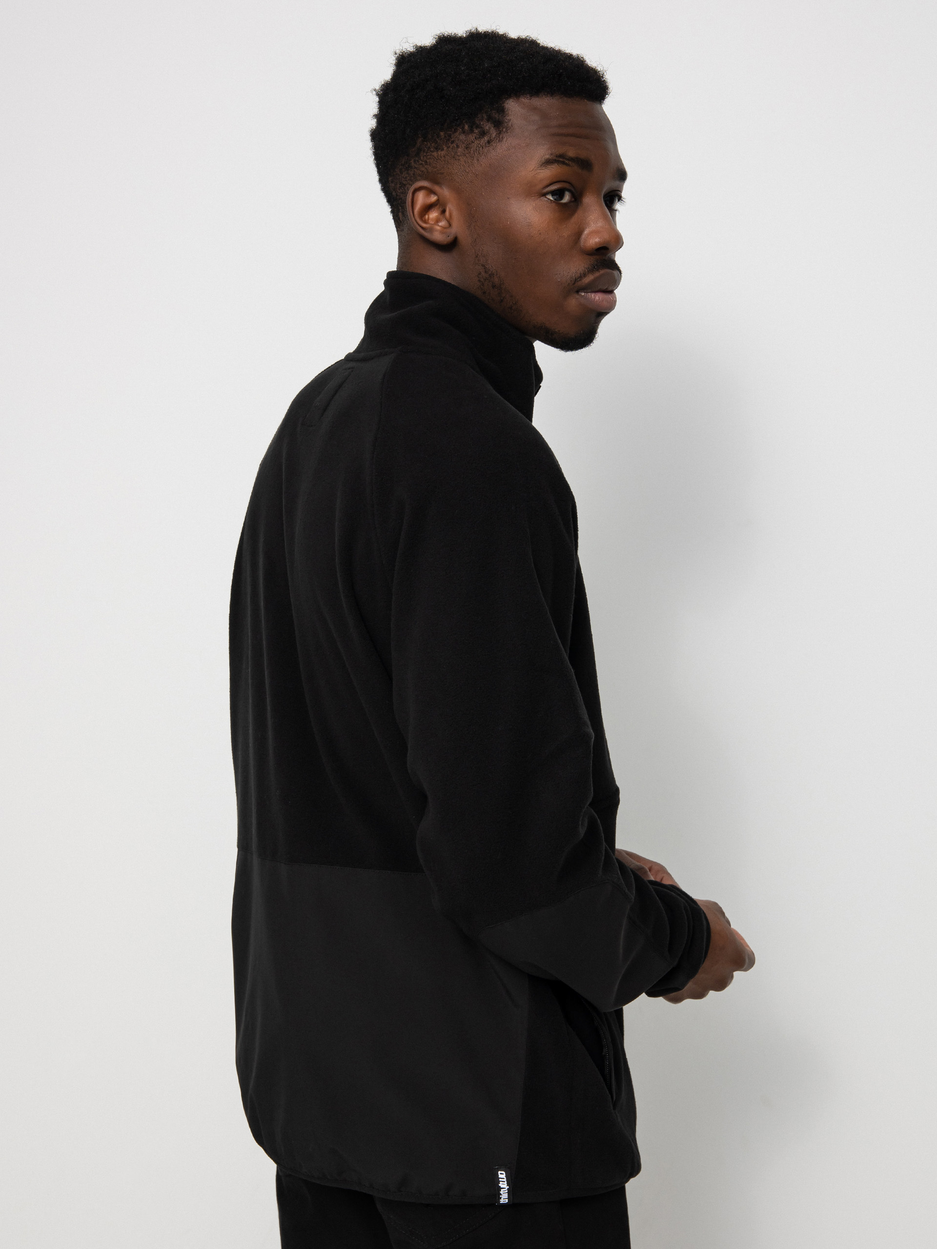 Mens ThirtyTwo Rest Stop Anorak HD Active sweatshirt (black)