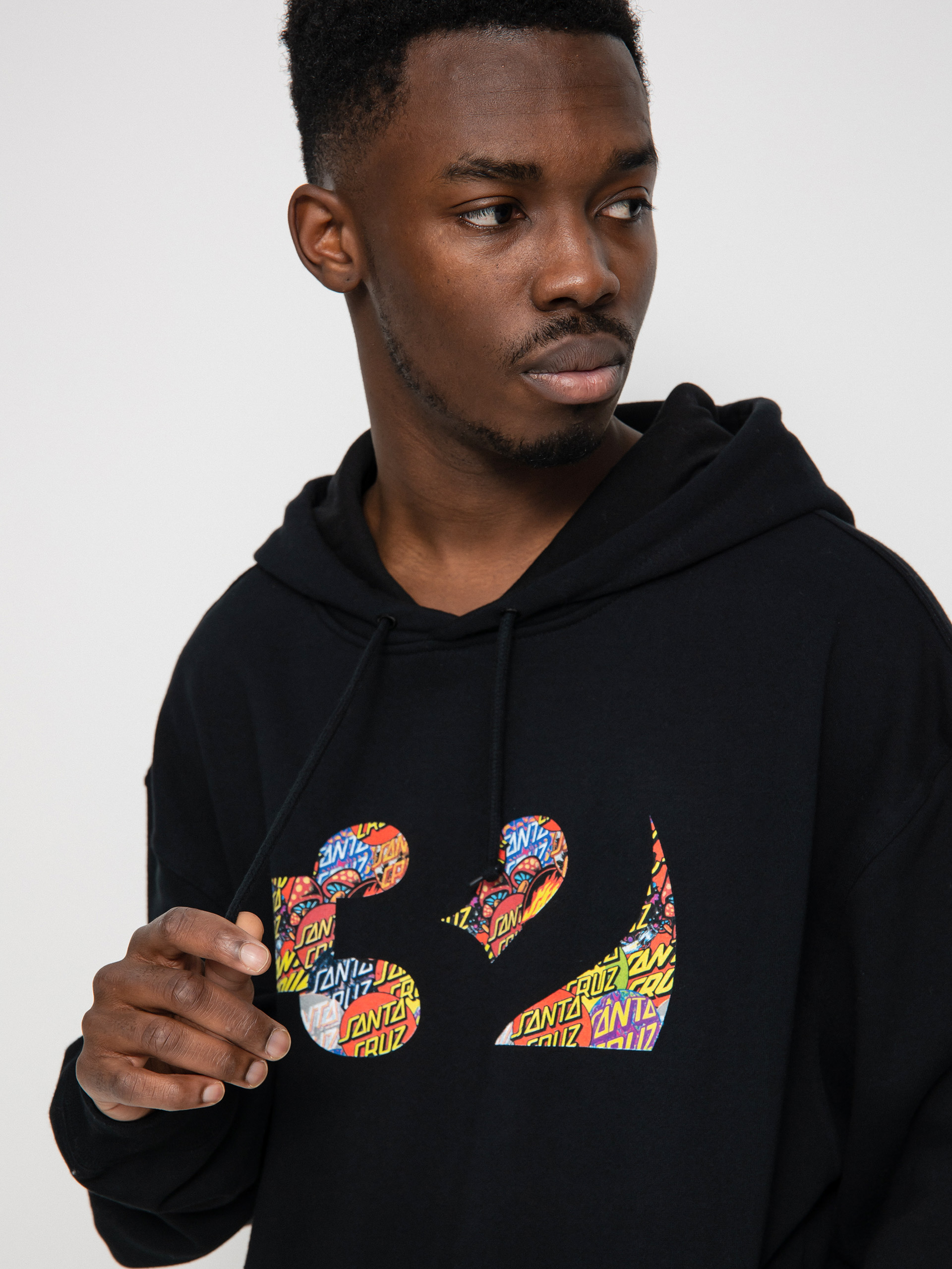 Herren ThirtyTwo X Santa Cruz HD Hoodie (black)