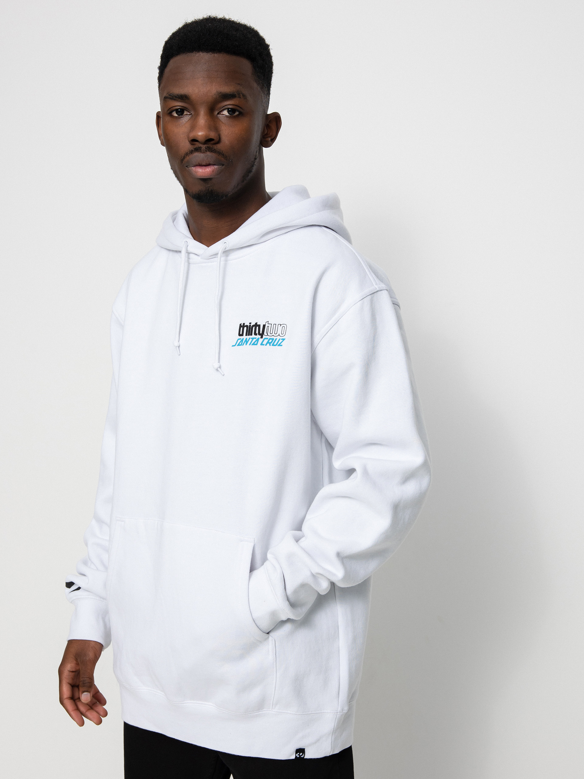 Herren ThirtyTwo X Santa Cruz HD Hoodie (white)