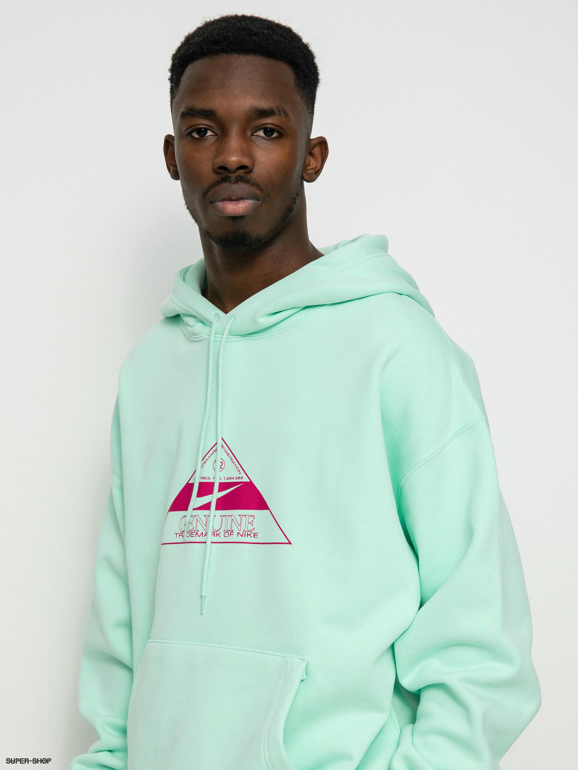 nike sb hoodie green pink