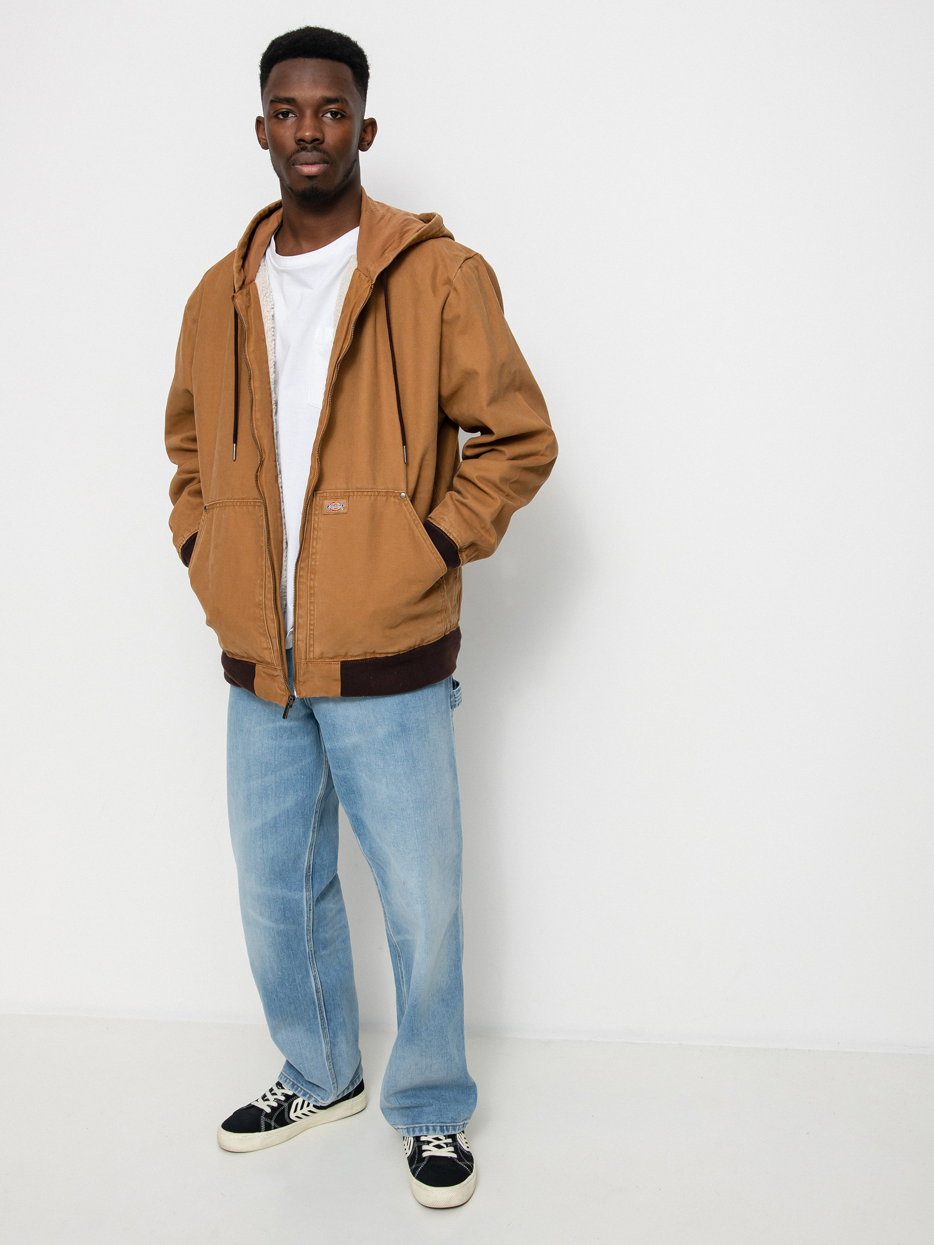 Dickies Hooded Duck Canvas Jacket (brown duck)