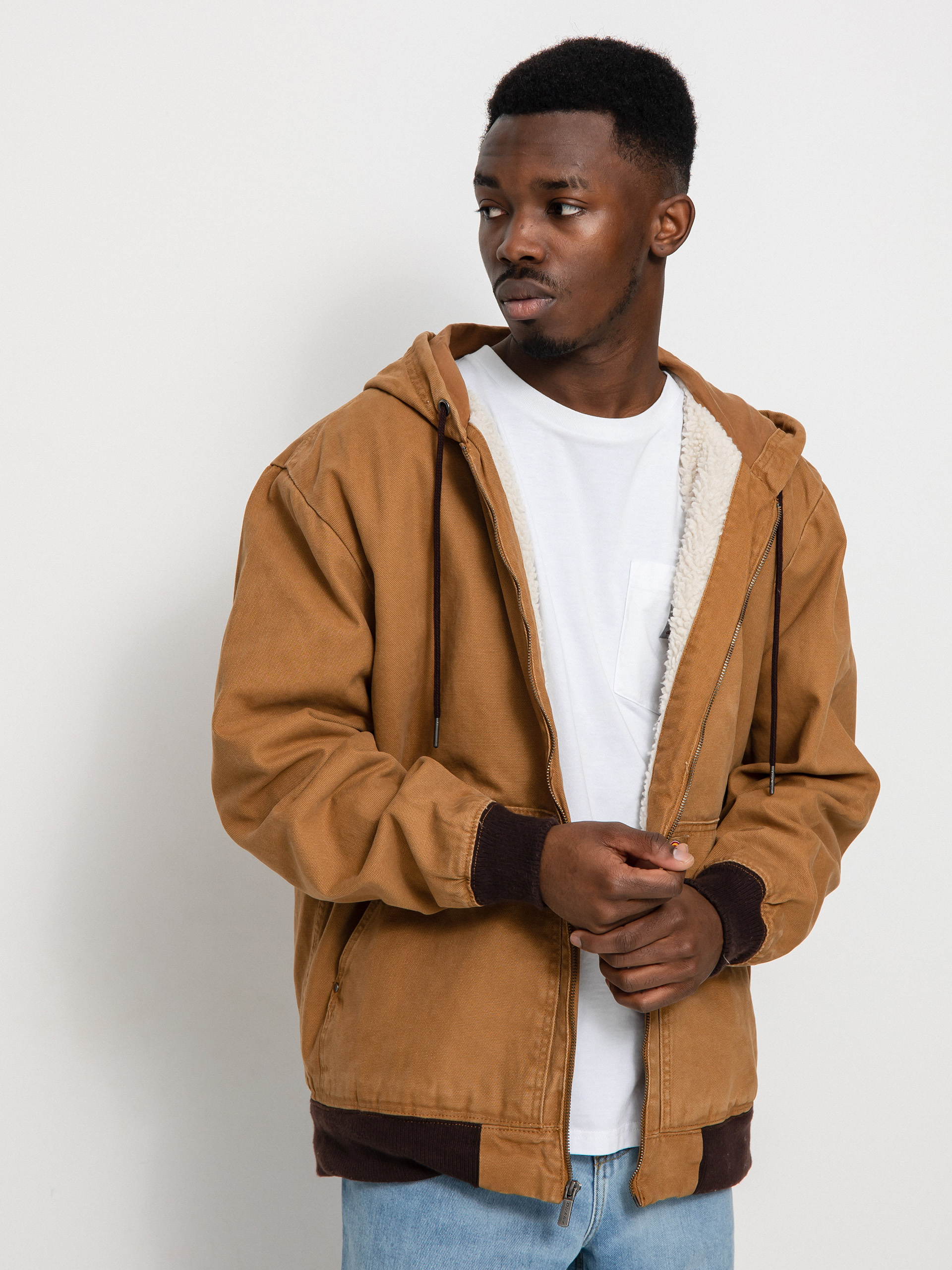 Dickies Hooded Duck Canvas Jacket (brown duck)