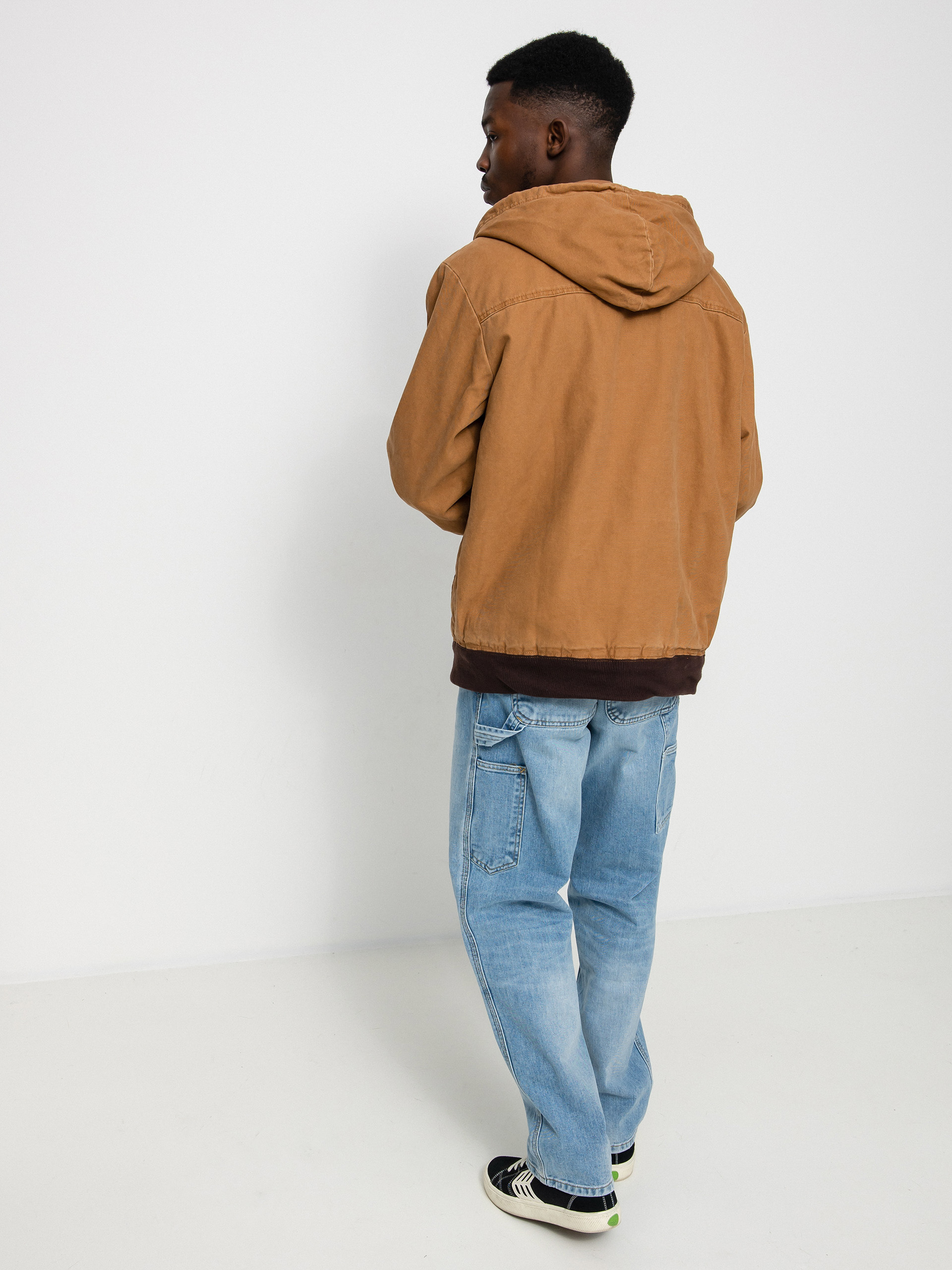 Dickies Hooded Duck Canvas Jacket Brown Brown Duck