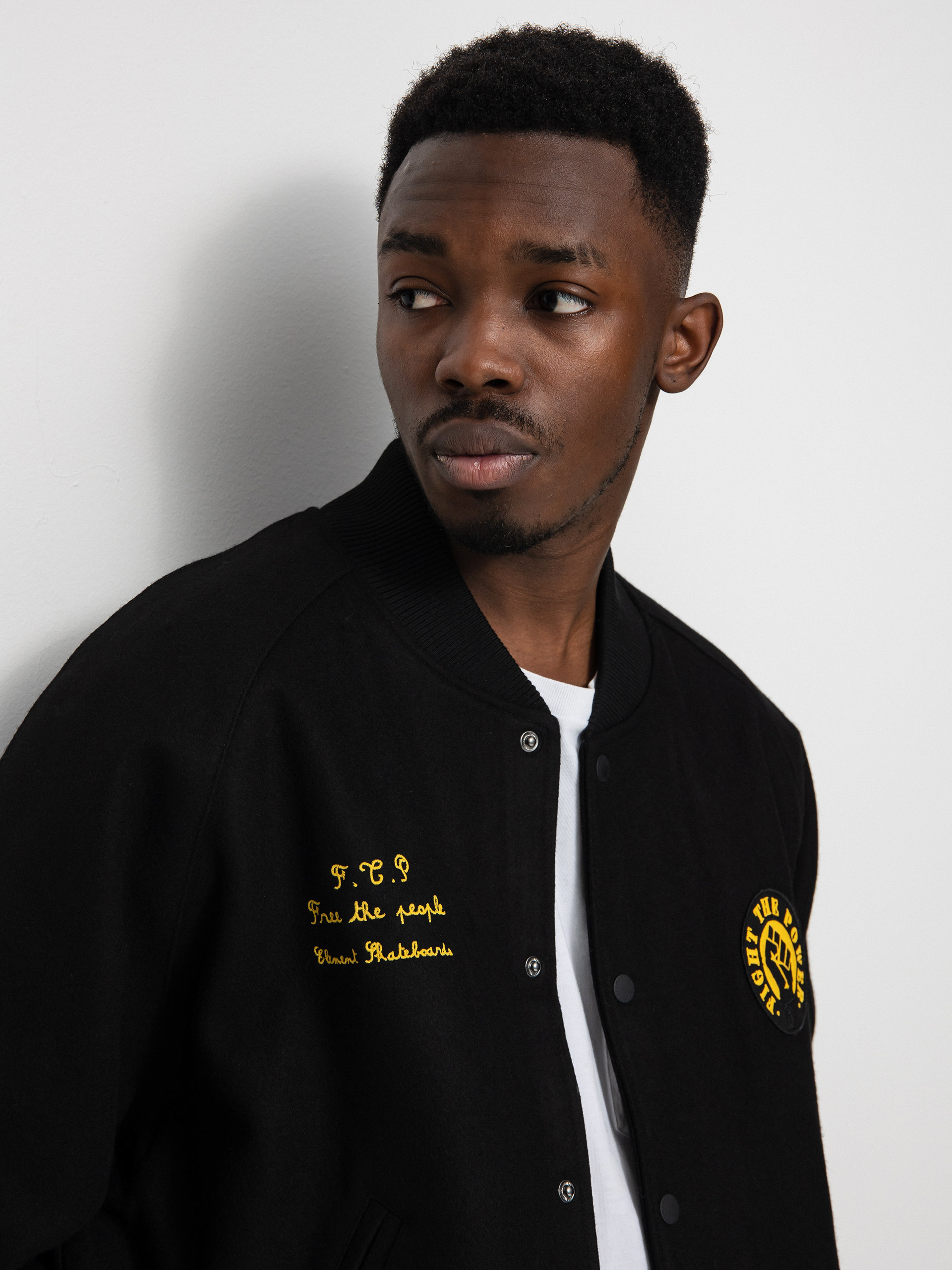 Element Pexe Ftp Baseball Jacke (flint black)