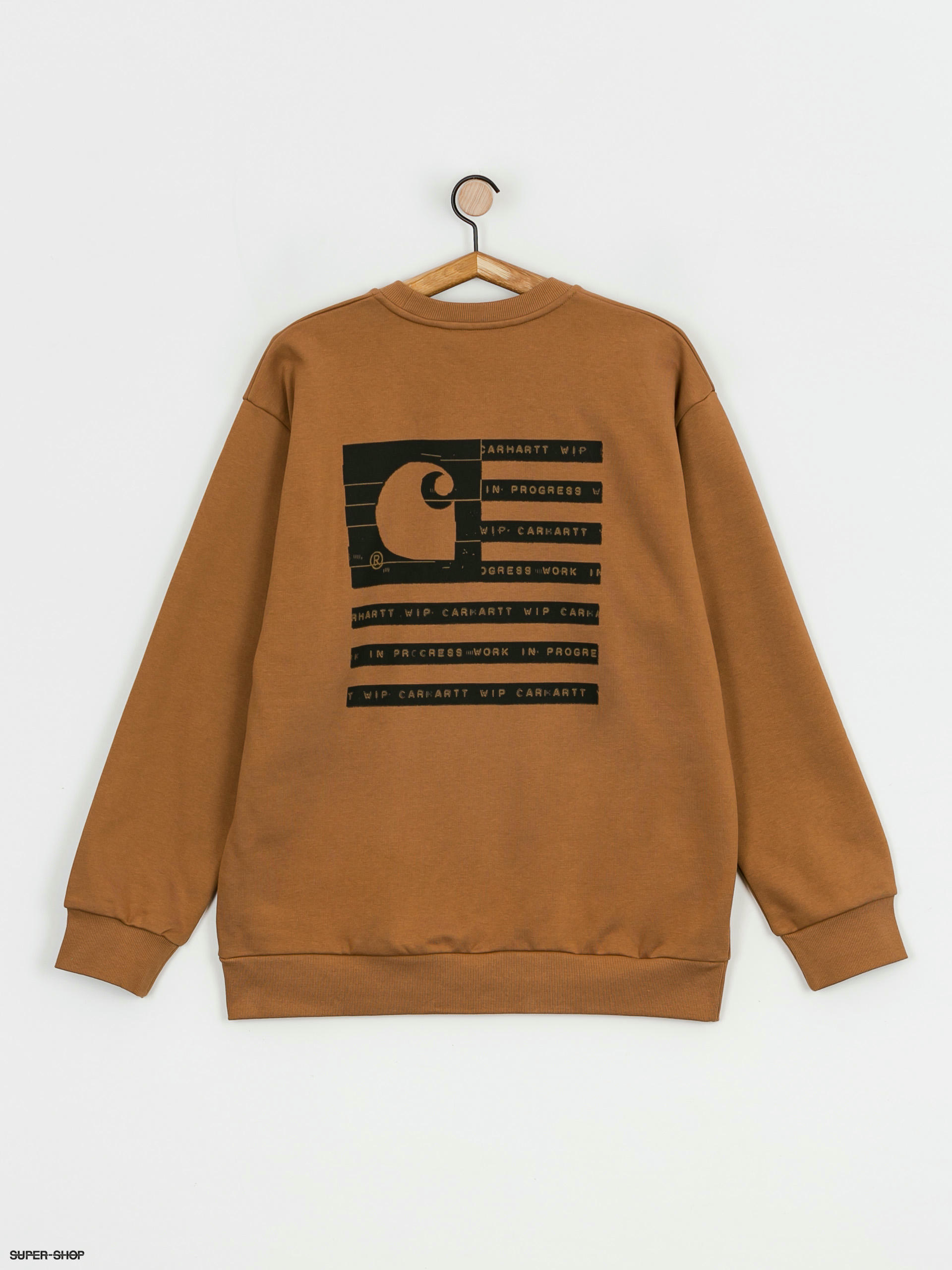 Carhartt WIP Label State Flag Sweatshirt (hamilton brown/black)