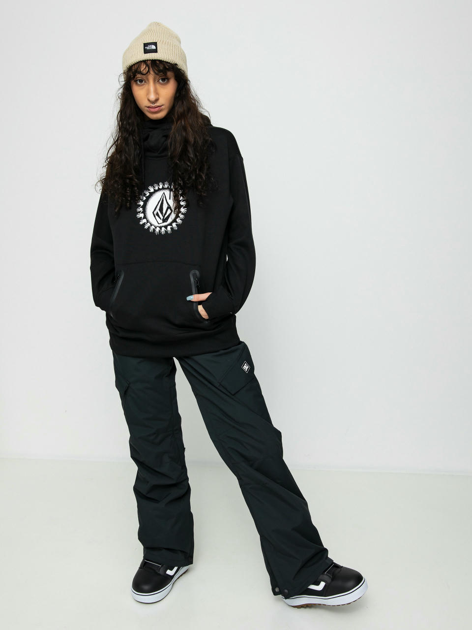 Volcom z kapturem Spring Shred HD Hoodie Wmn (black)