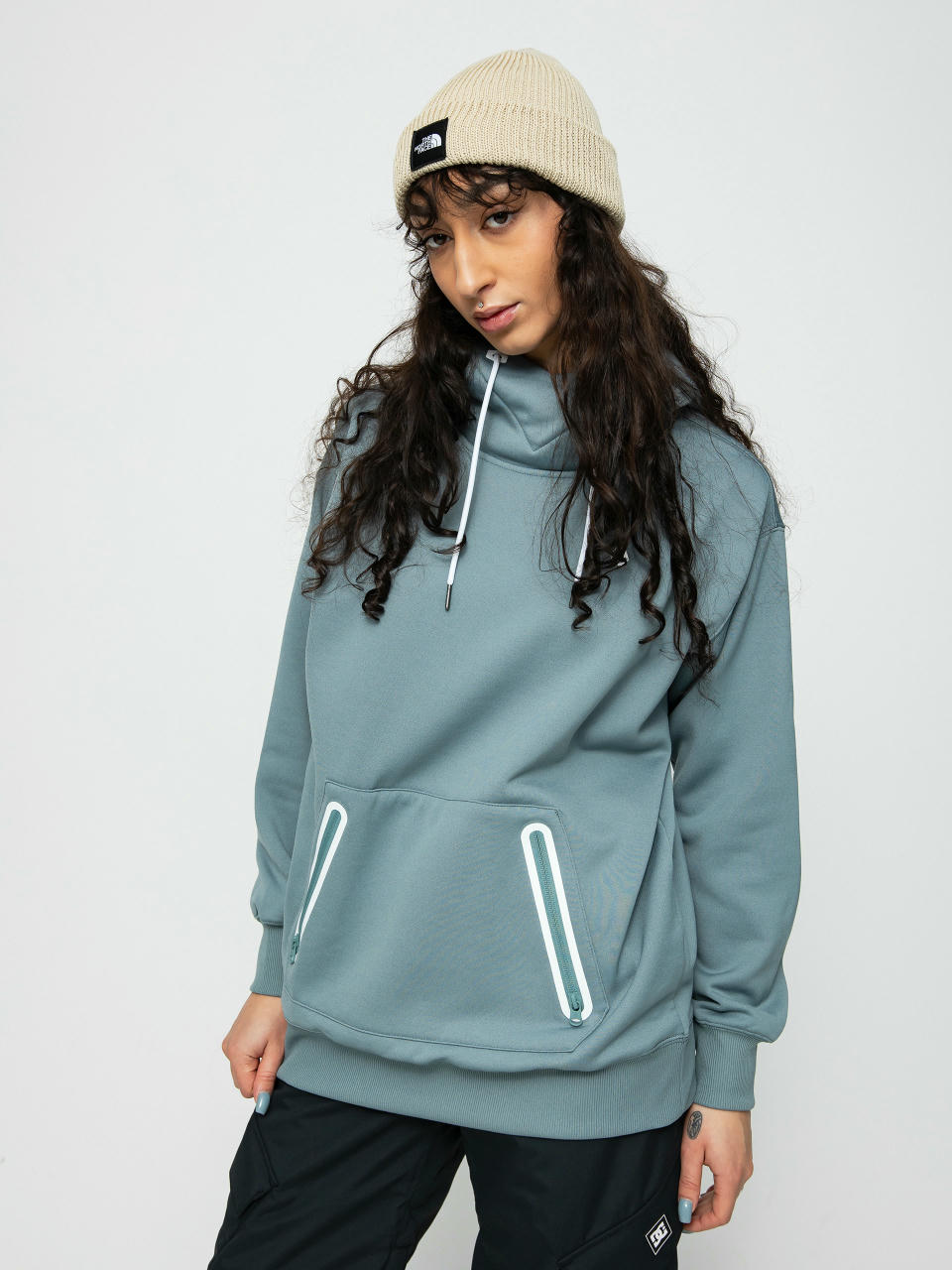 Volcom Spring Shred HD Aktives sweatshirt Wmn (green ash)