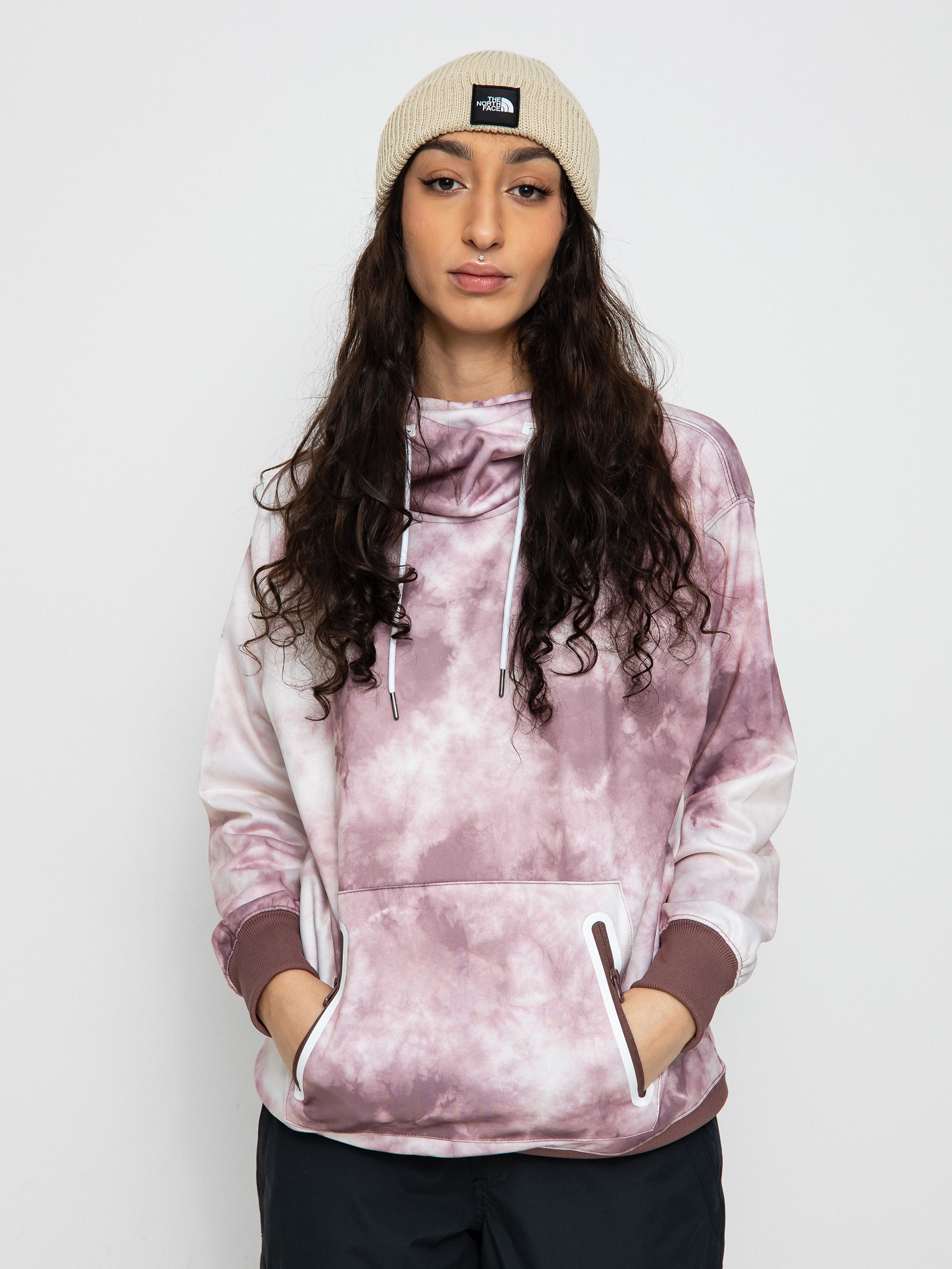 Damen Volcom Spring Shred HD Aktives sweatshirt (mojave tie dye)