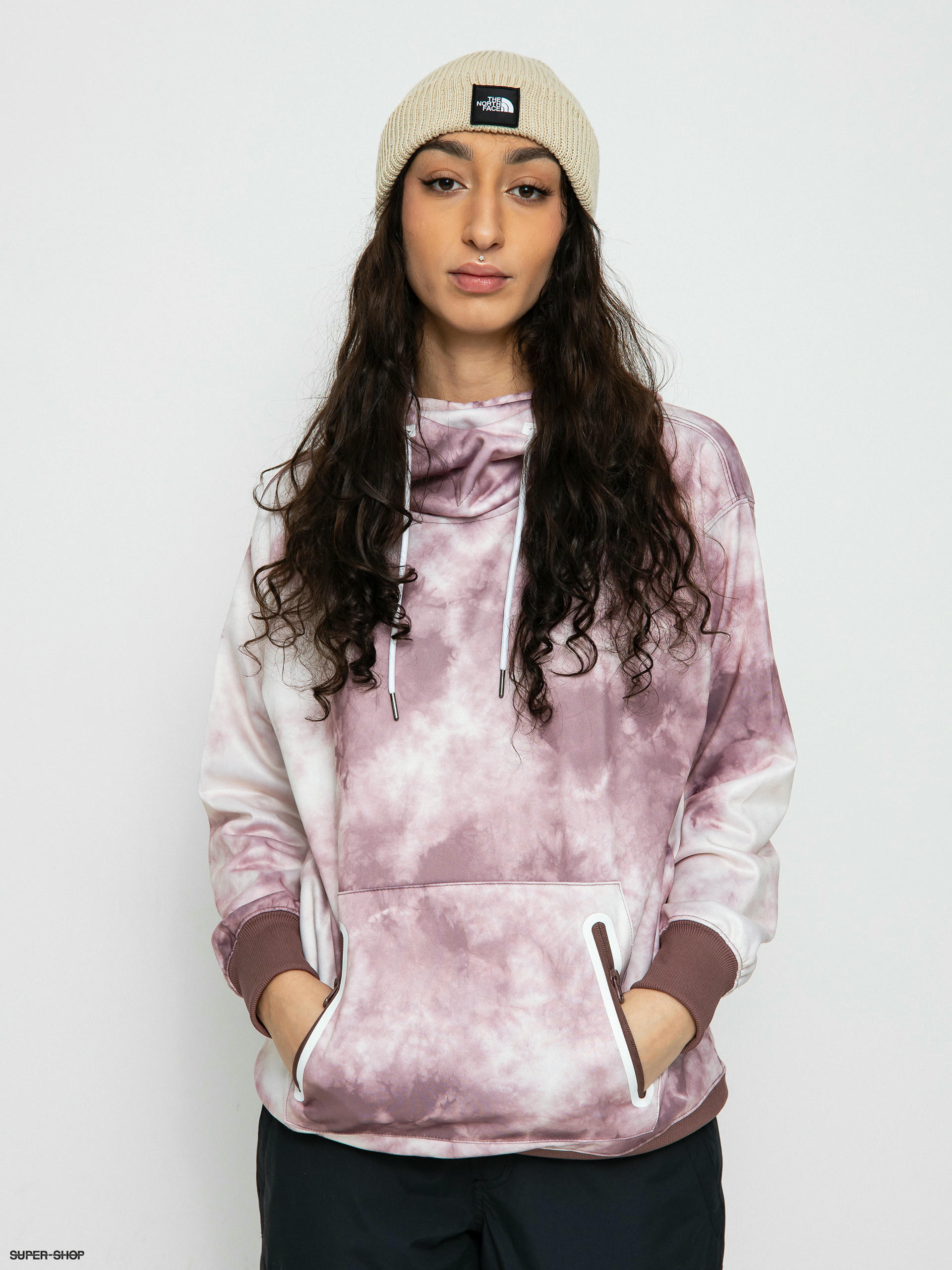 Womens Volcom z kapturem Spring Shred HD Active sweatshirt (mojave tie dye)