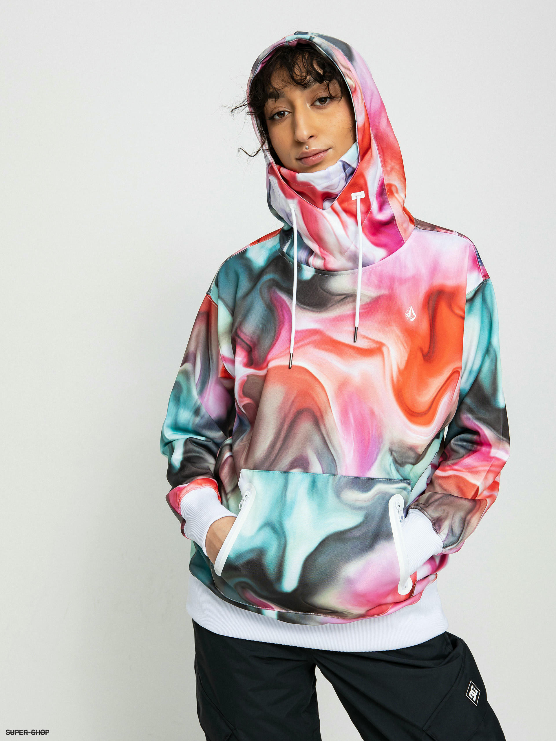 Volcom Spring Shred HD Active sweatshirt Wmn (nebula print)