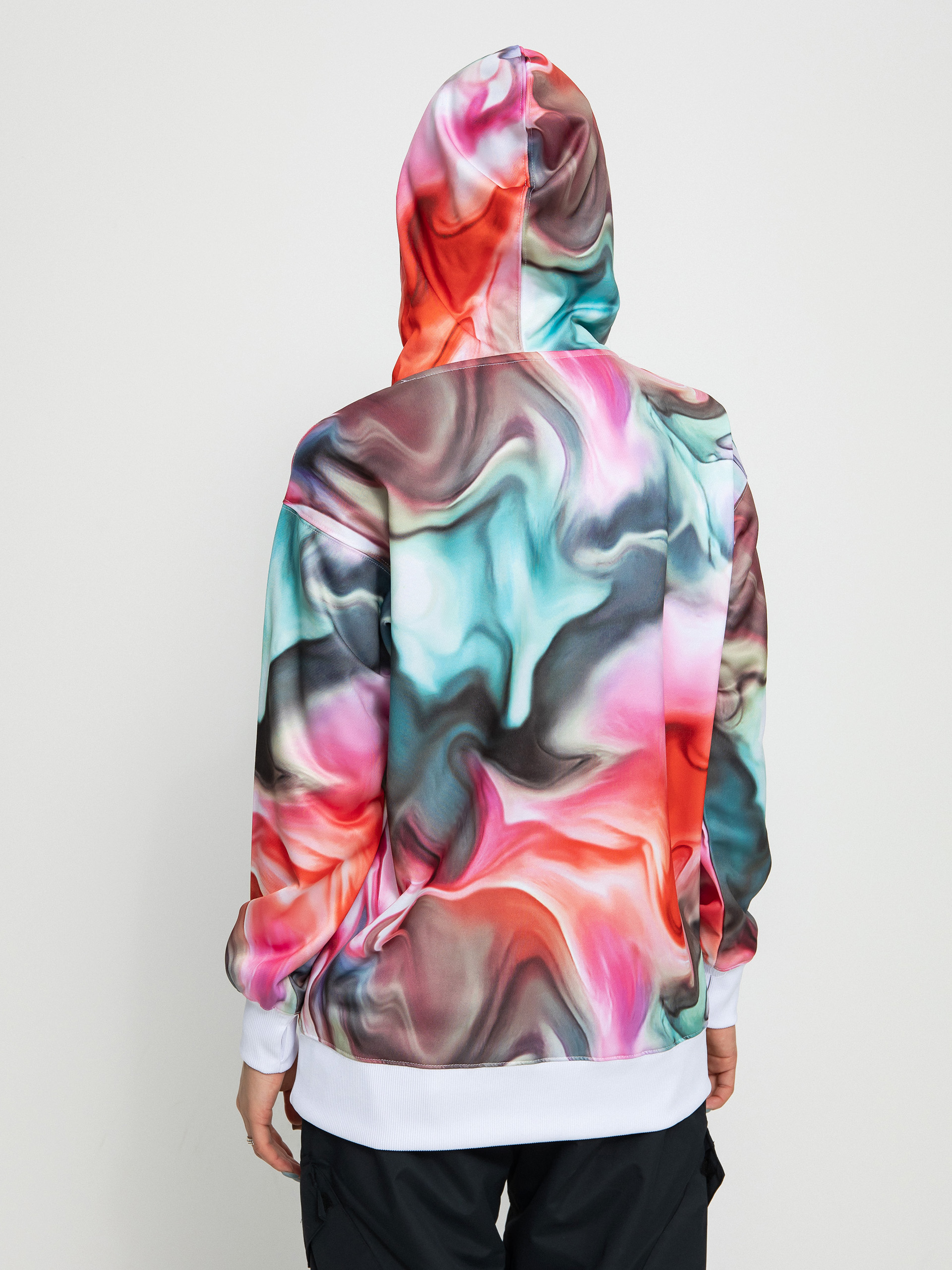 Volcom Spring Shred HD Active sweatshirt Wmn multicolor nebula print