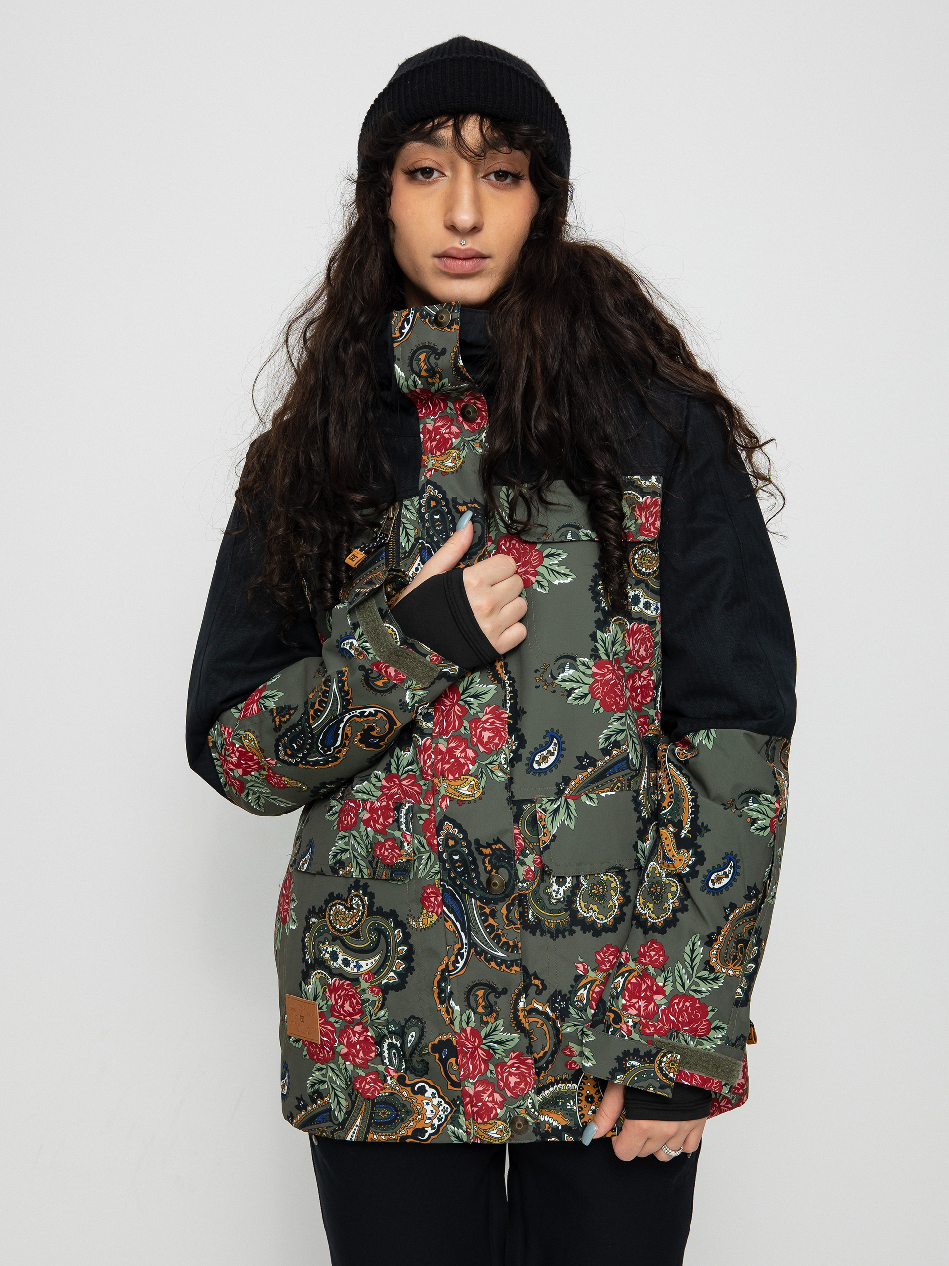 Womens DC Liberate Snowboard jacket (paisley ivy green)