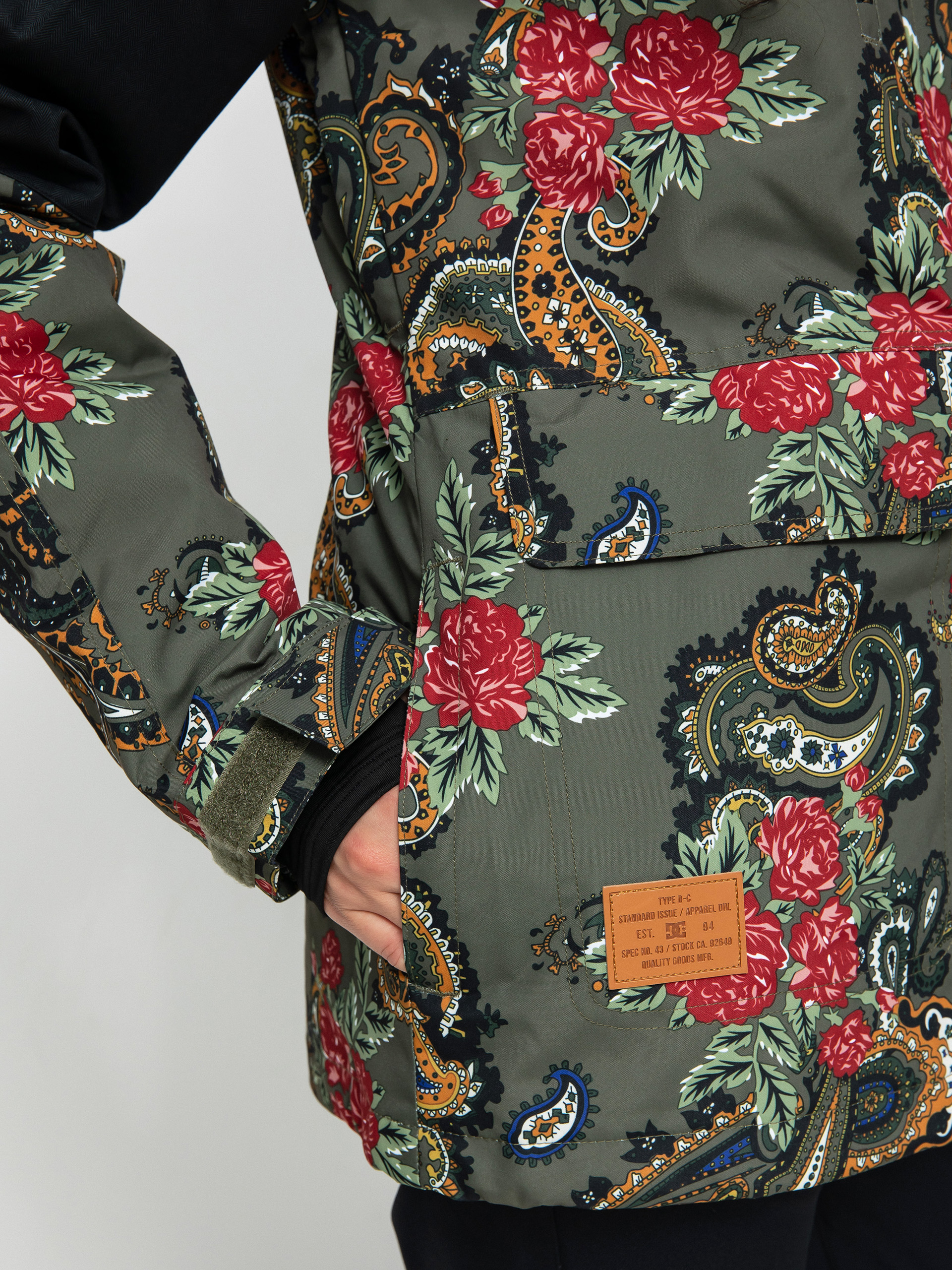 Womens DC Liberate Snowboard jacket (paisley ivy green)