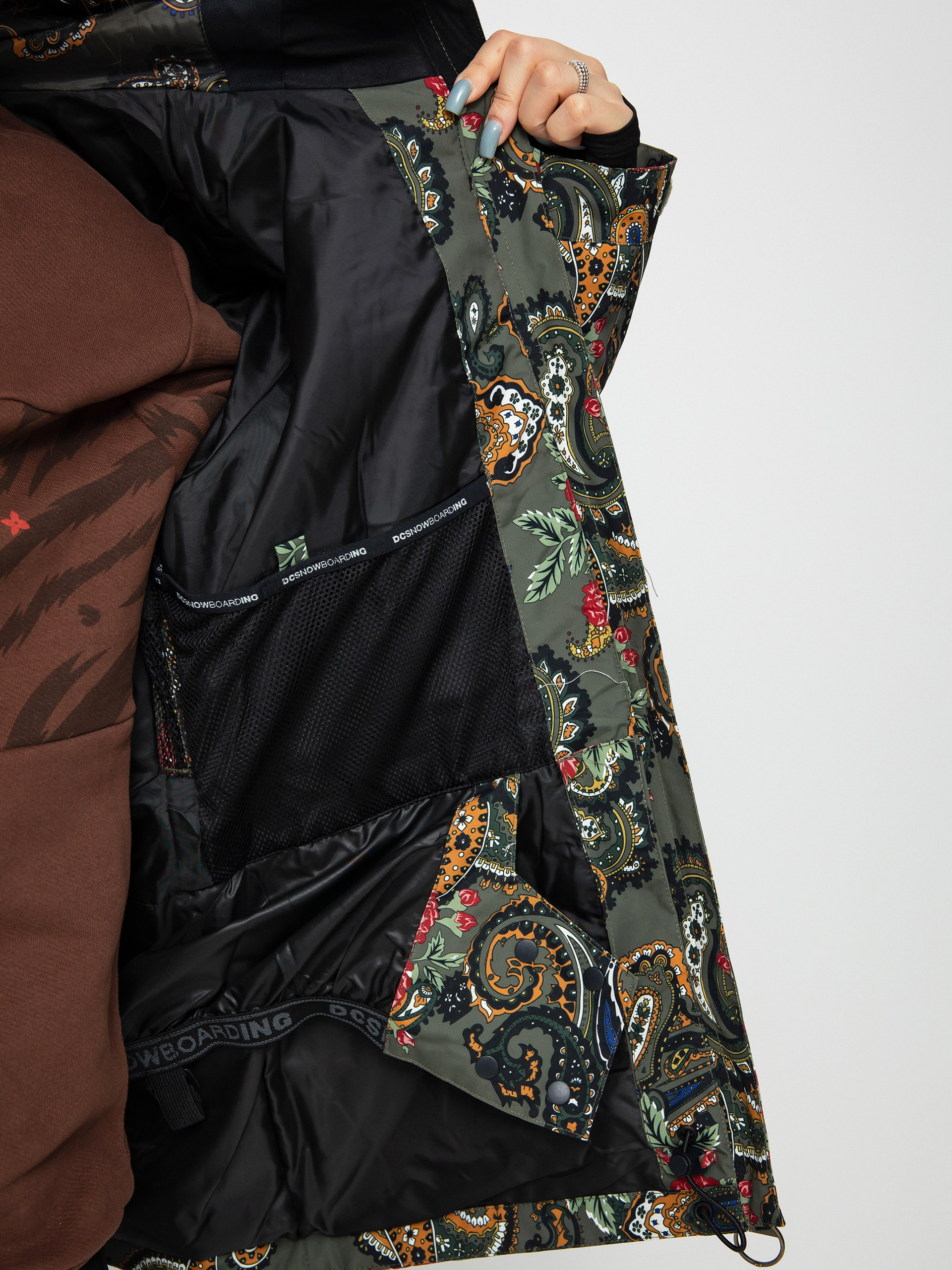 Womens DC Liberate Snowboard jacket (paisley ivy green)