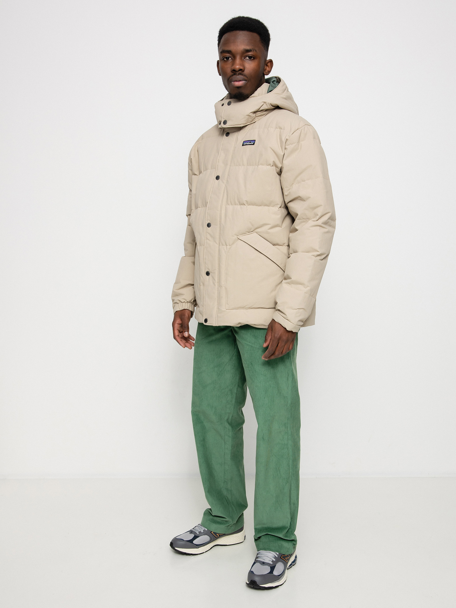 Patagonia Downdrift Jacket - beige (oar tan) display picture 1