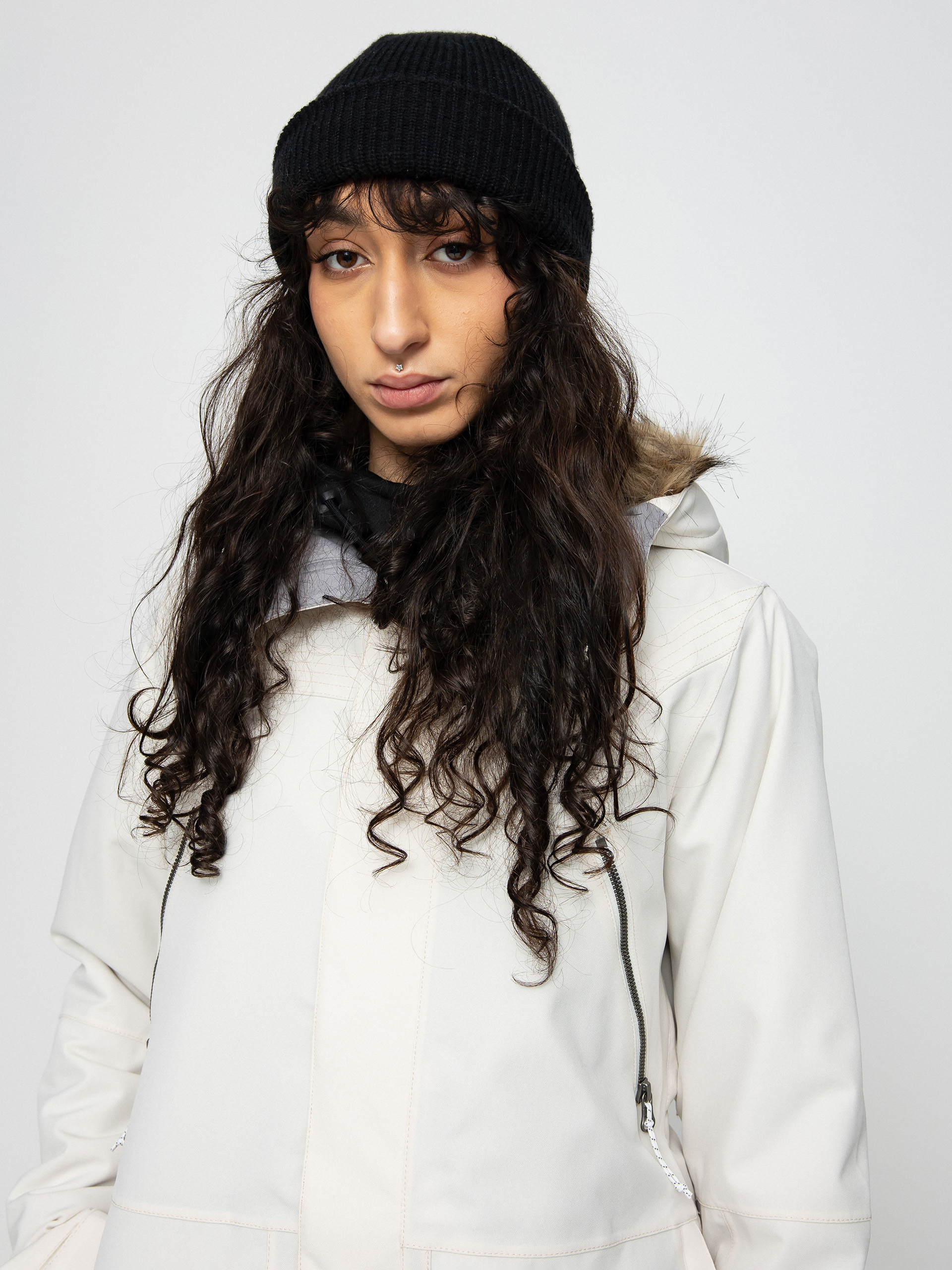 Womens Volcom Shadow Ins Snowboard jacket (off white)