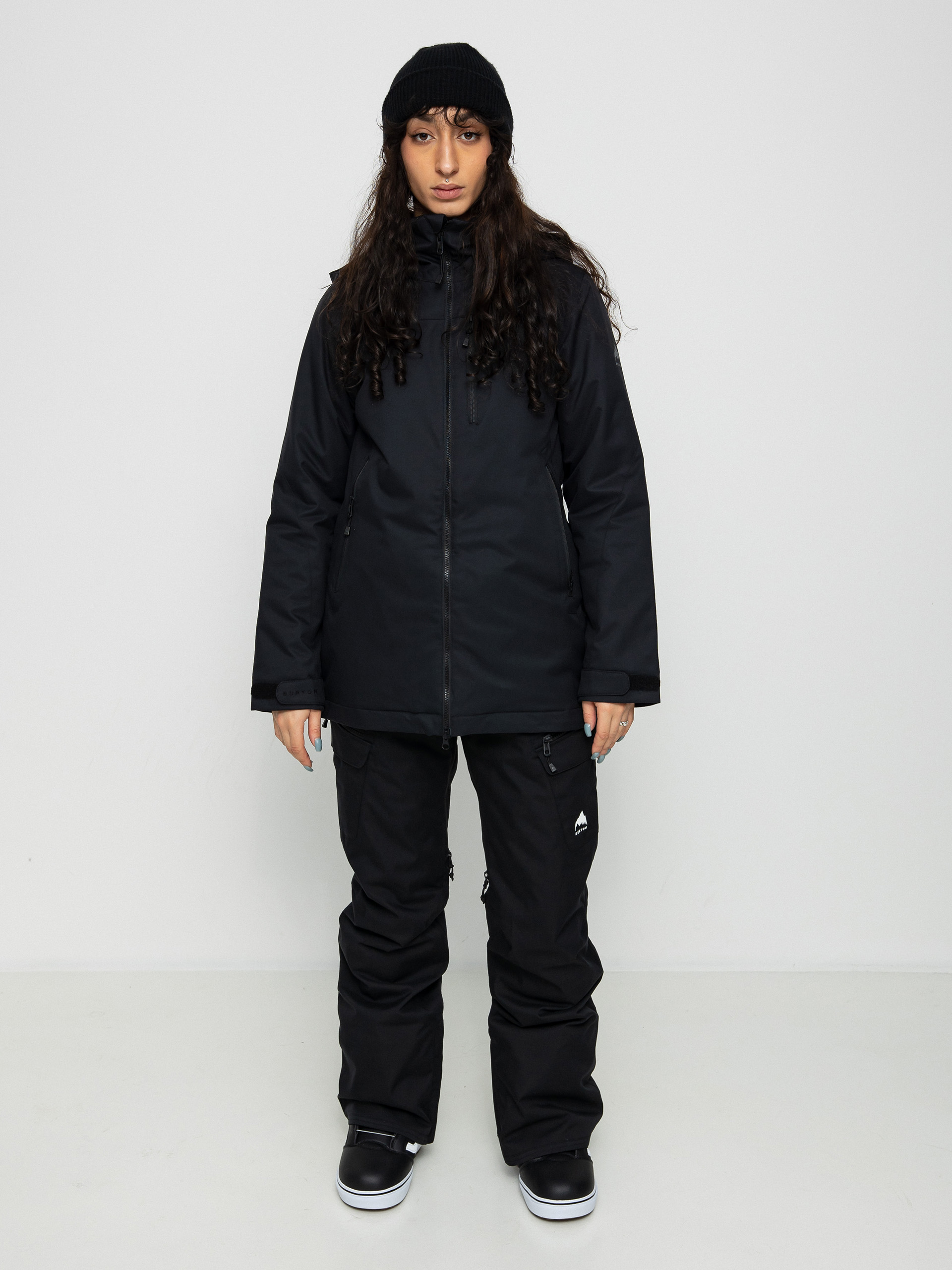 Damen Burton Lelah Snowboard jacke (true black)