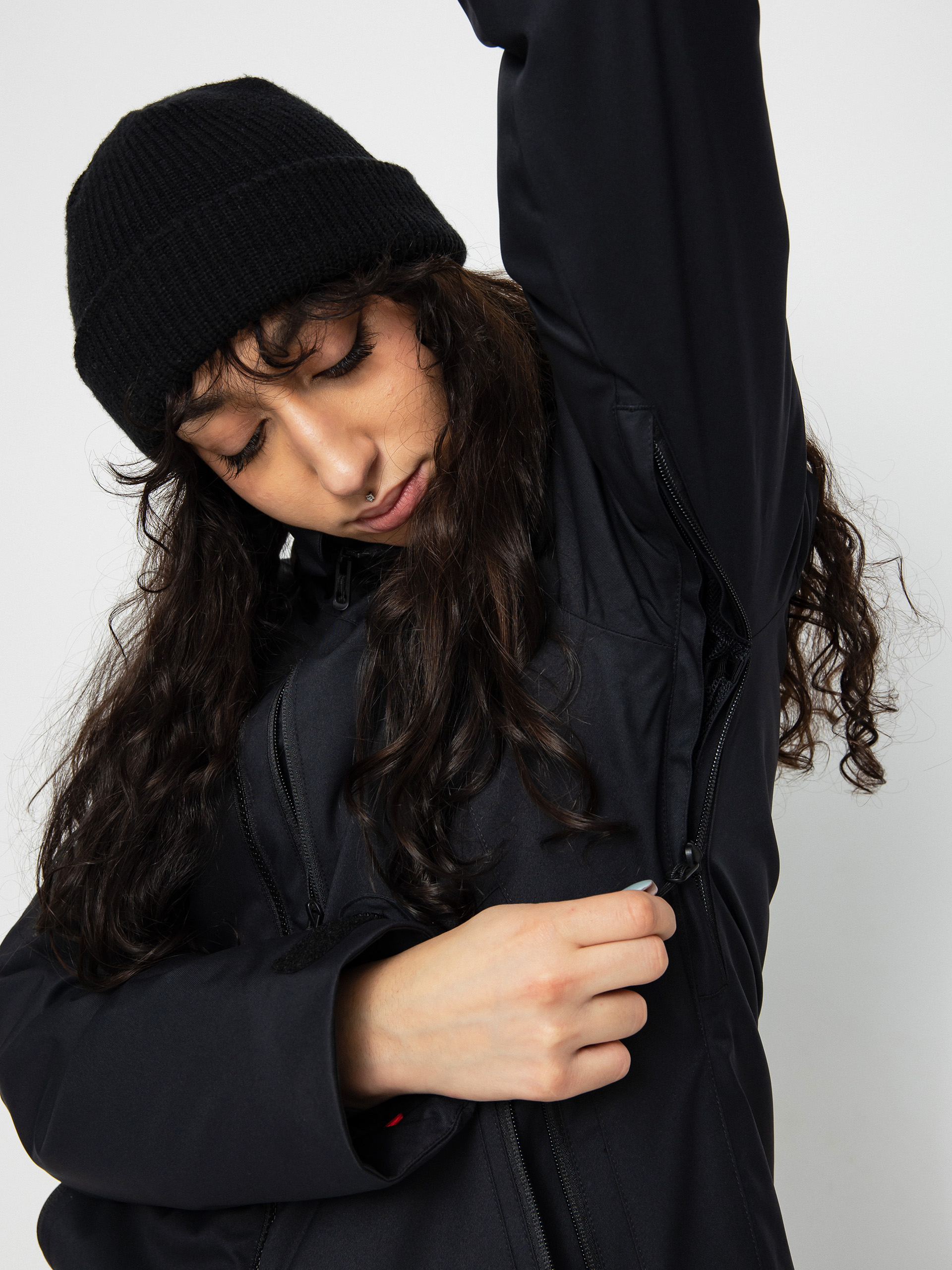 Damen Burton Lelah Snowboard jacke (true black)