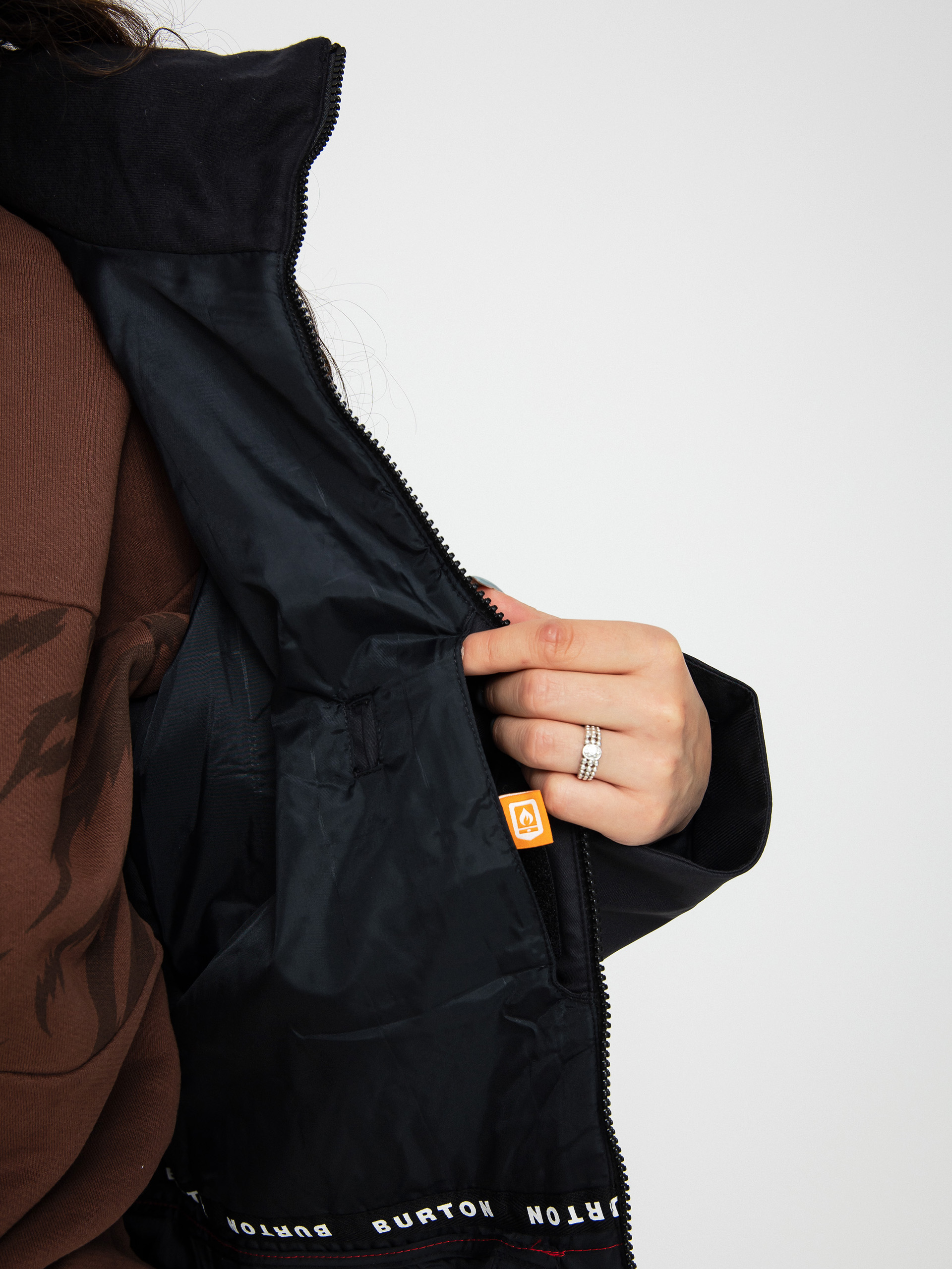 Womens Burton Lelah Snowboard jacket (true black)