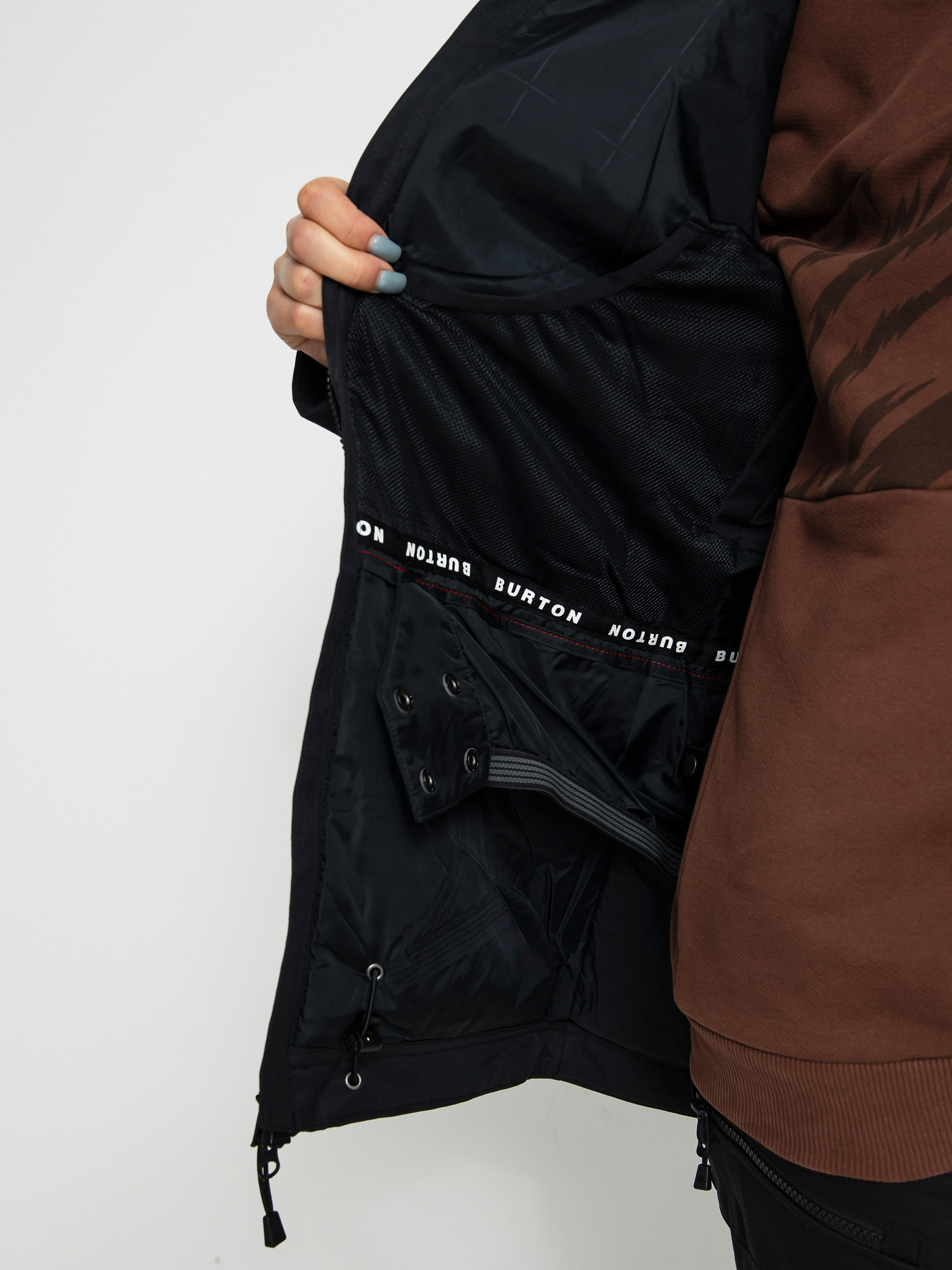Damen Burton Lelah Snowboard jacke (true black)
