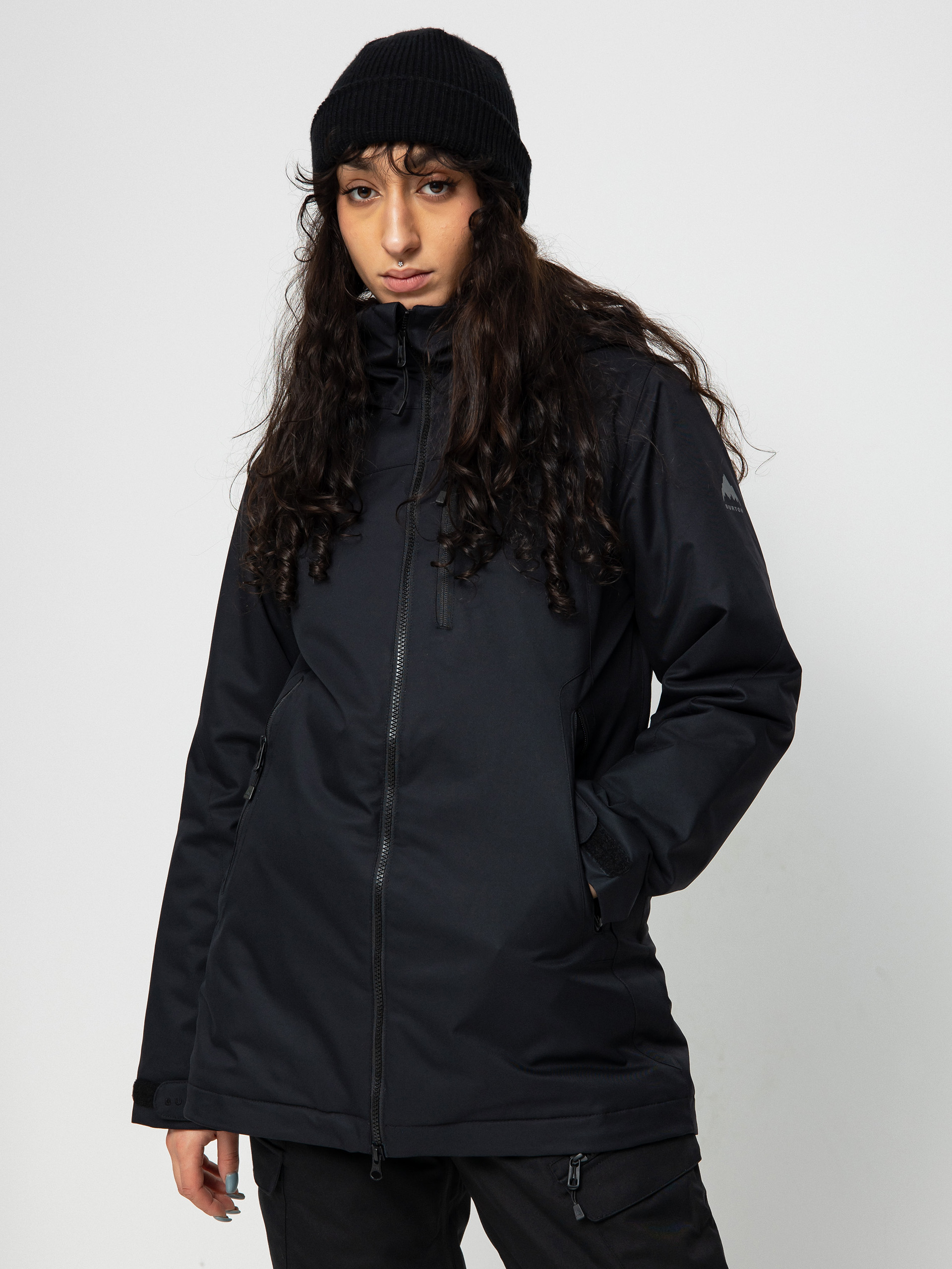 Damen Burton Lelah Snowboard jacke (true black)