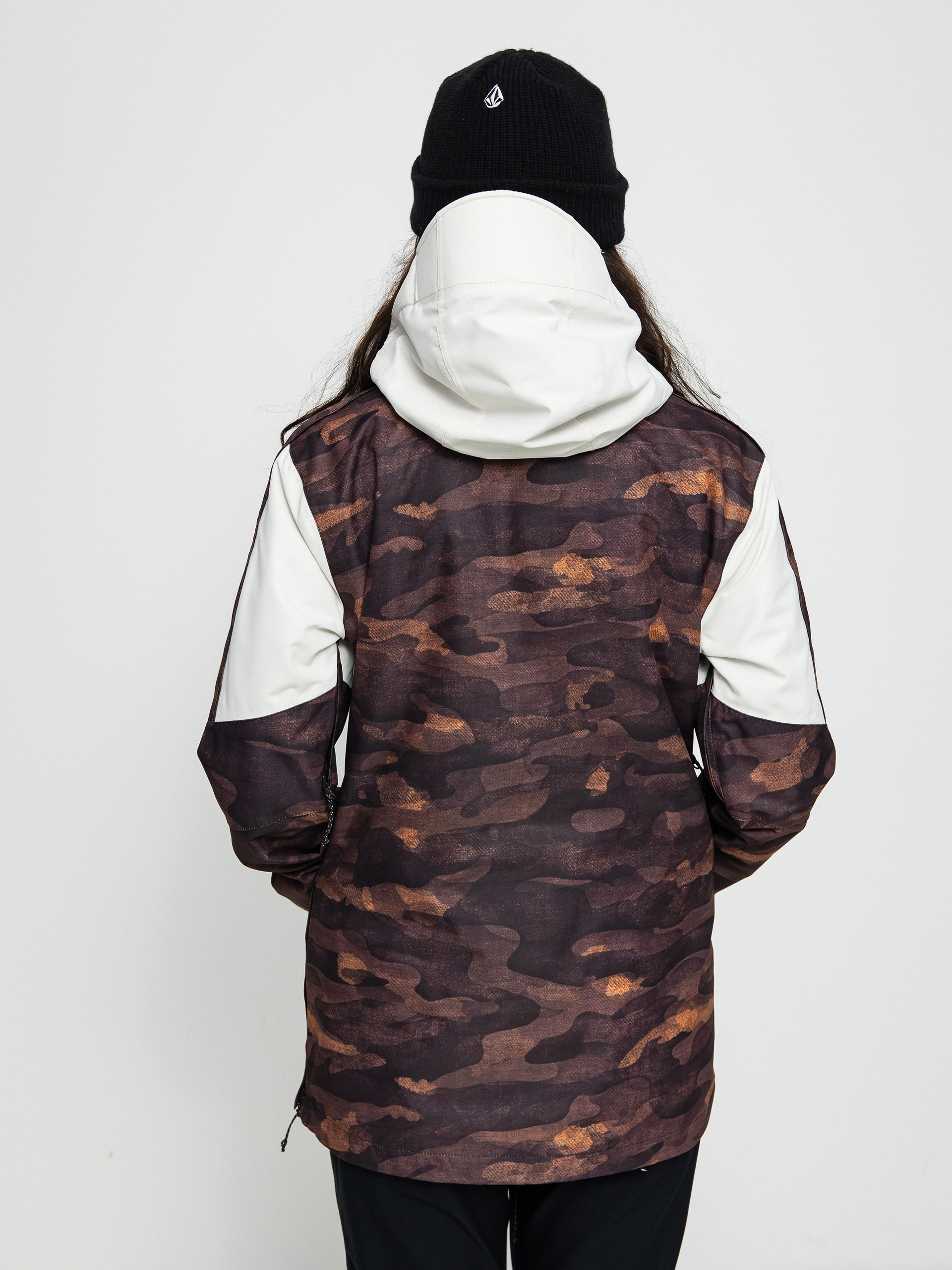 Volcom Mirror Pullover Snowboard jacket Wmn - brown (dusk camo)