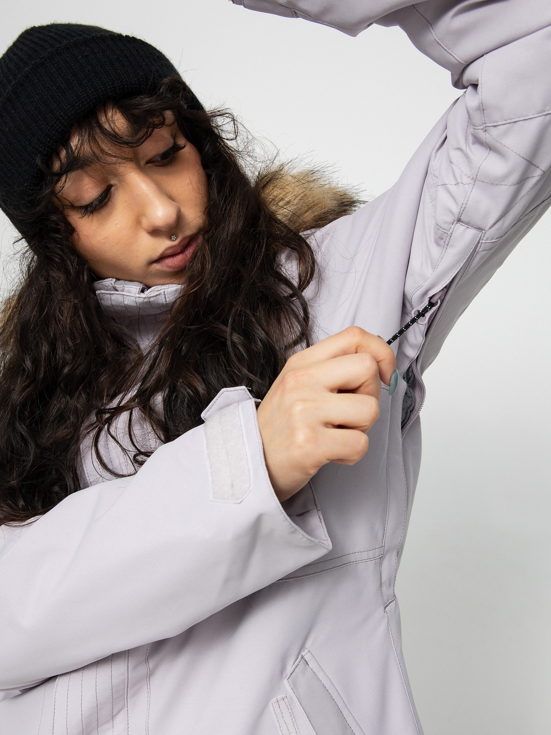 Damen Volcom Fawn Ins Snowboardjacke (amethyst smoke)