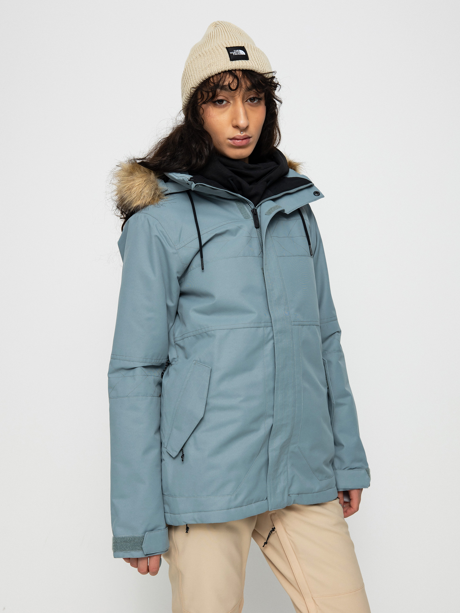 Volcom Fawn Ins Snowboard jacket Wmn - grey, green (green ash)