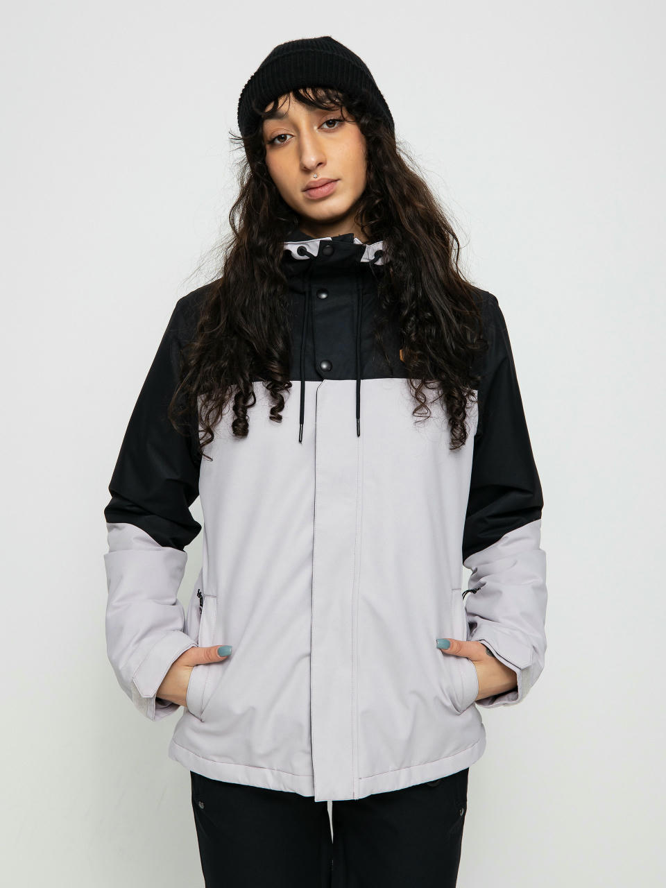 Damen Volcom Bolt Ins Snowboardjacke (amethyst smoke)