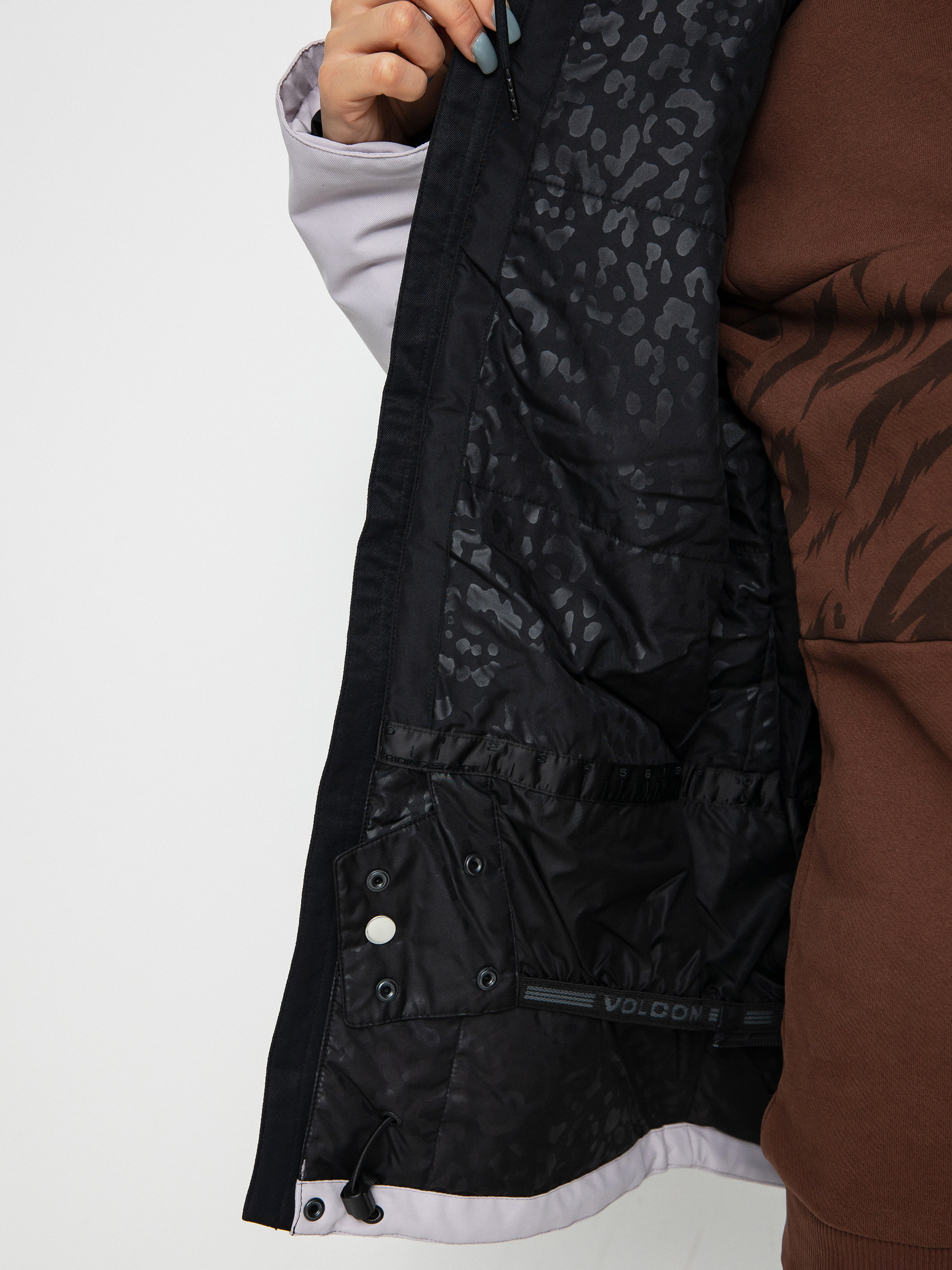 Damen Volcom Bolt Ins Snowboardjacke (amethyst smoke)