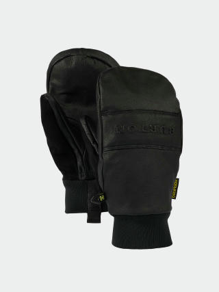Burton Treeline Leather Mitten Gloves (true black)