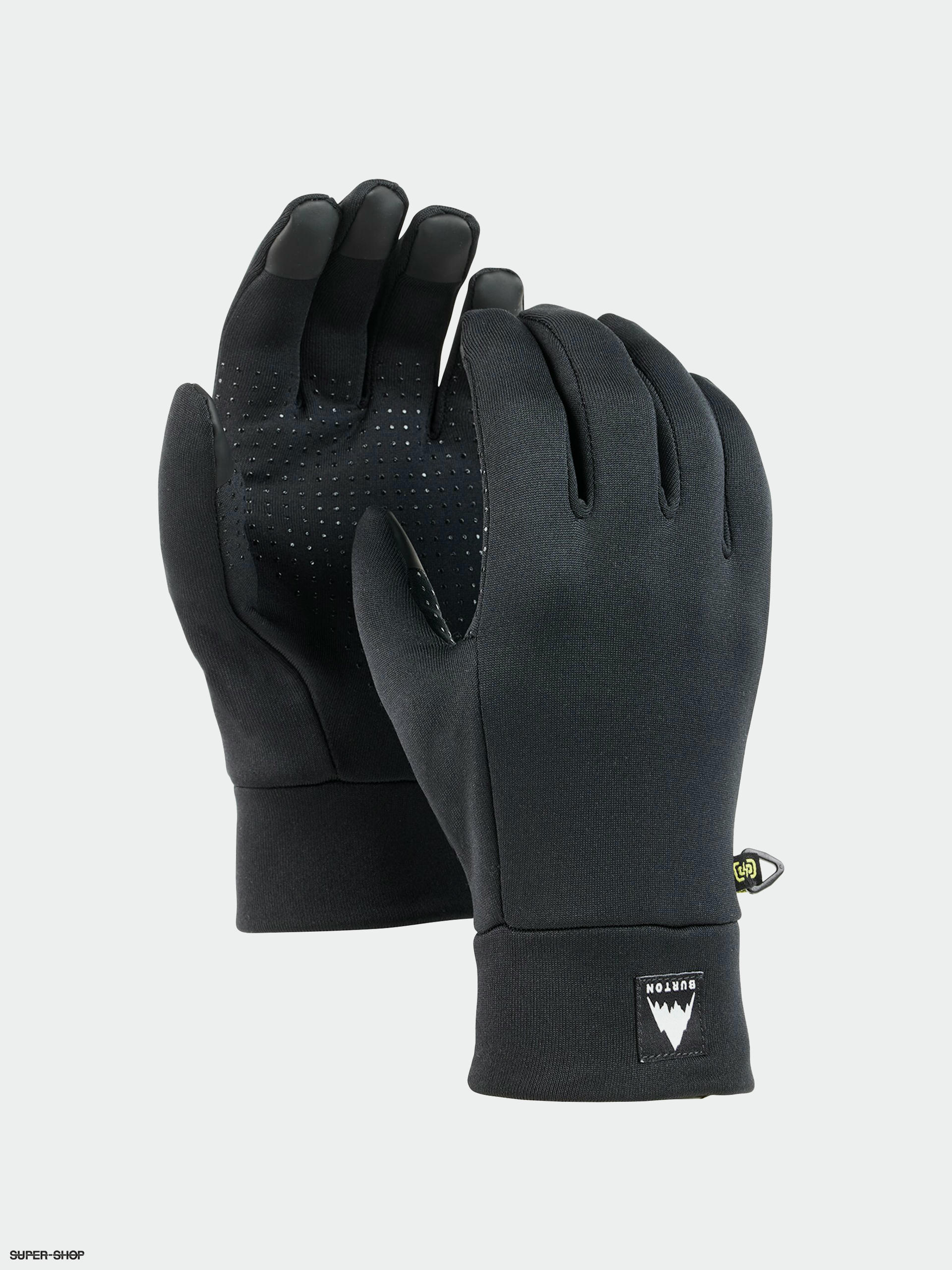 Burton Power Stretch Liner Gloves true black