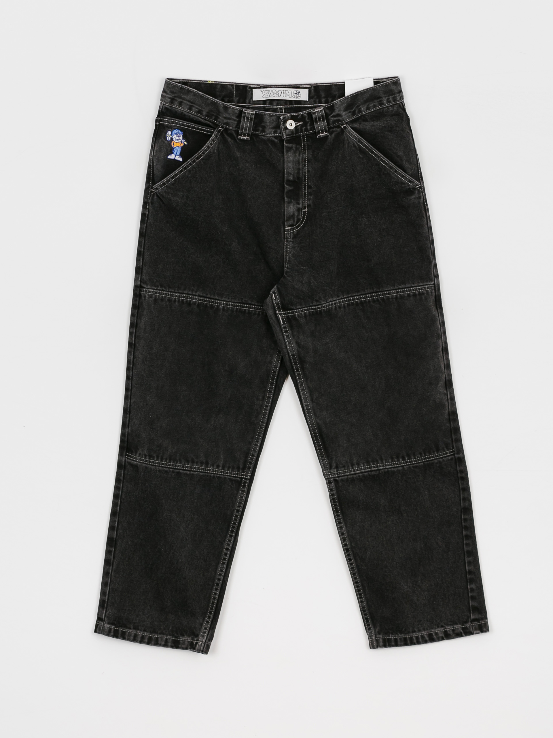 Polar Skate 93! Work Pants - black (washed black)