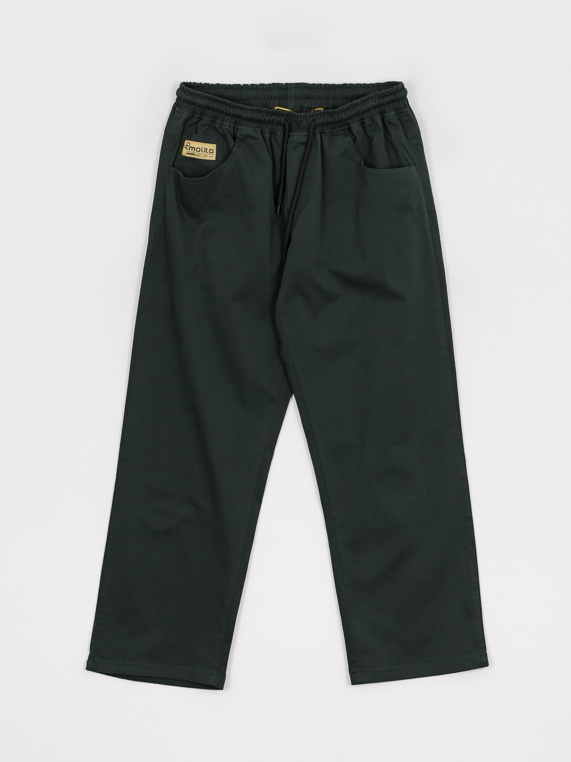 Malita Chino Log Sl Pants (elastic green)