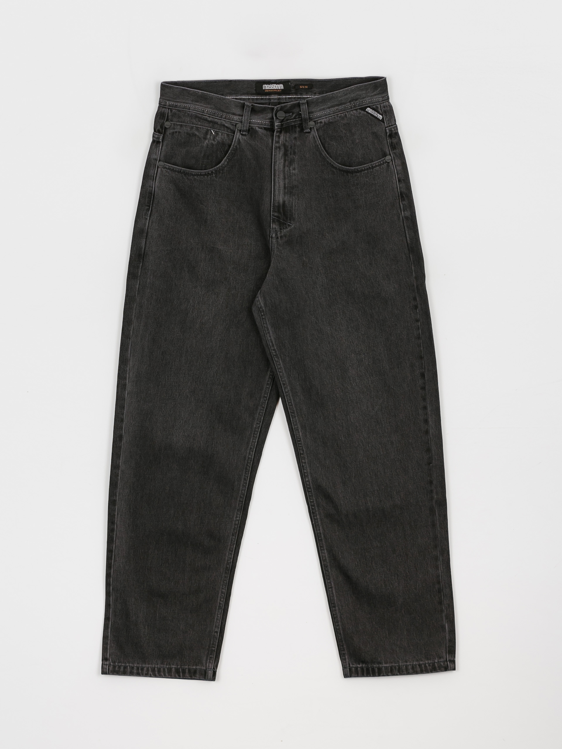 MassDnm Craft Jeans Baggy Fit Pants (black washed)