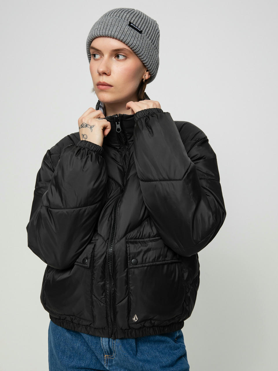 Volcom Down'N Puff Reversible Jacke Wmn (black)