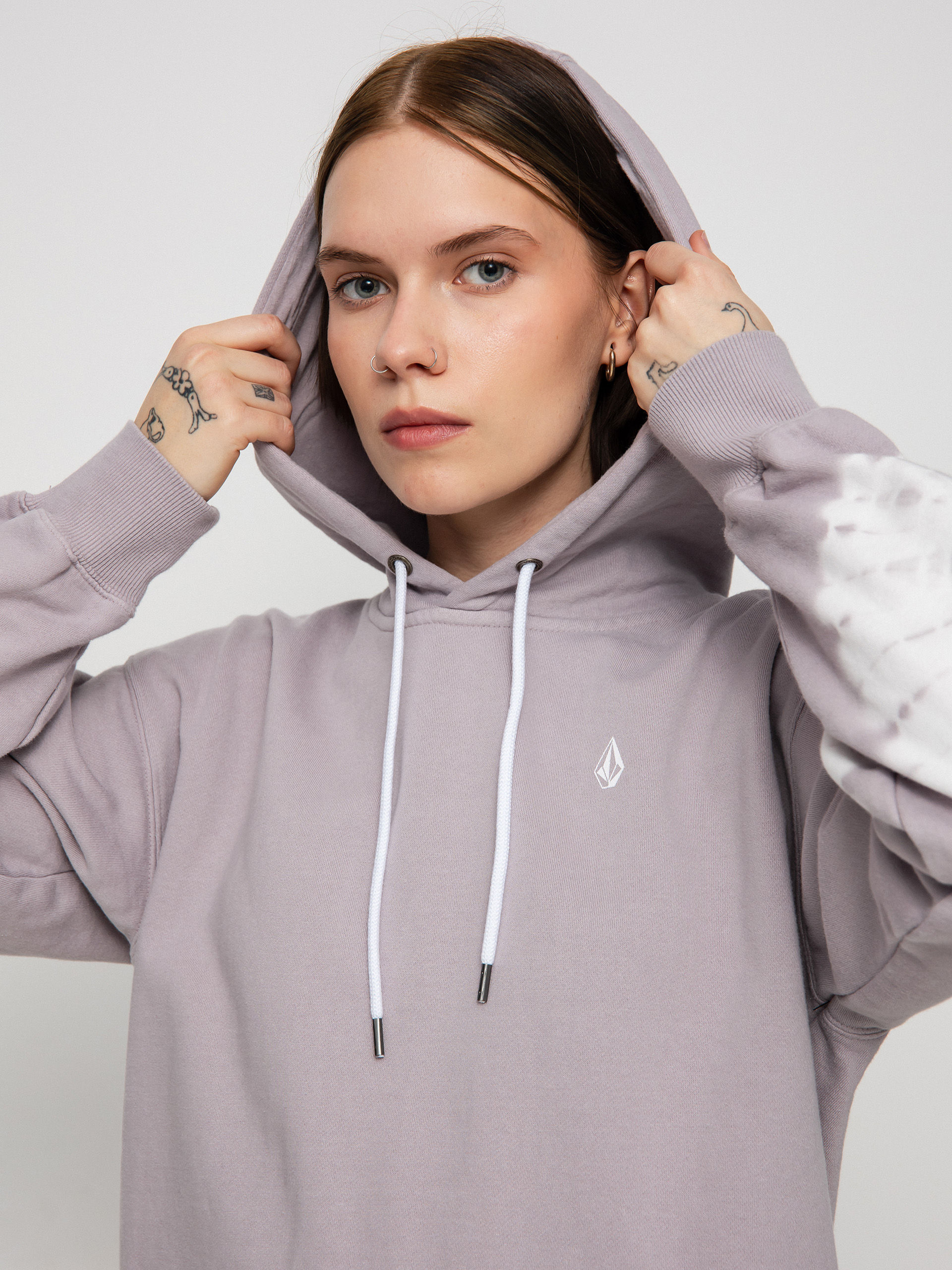 Womens Volcom Costus HD Active sweatshirt (amethyst smoke)