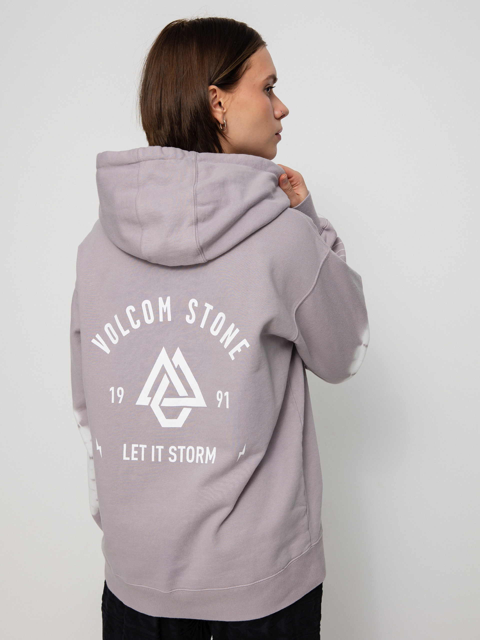 Womens Volcom Costus HD Active sweatshirt (amethyst smoke)