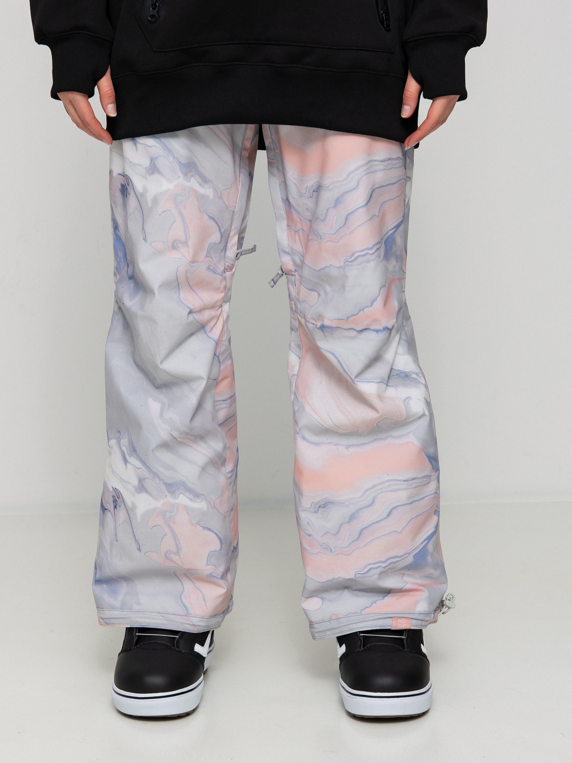 Womens Roxy Chloe Kim Snowboard pants (gray violet marble)