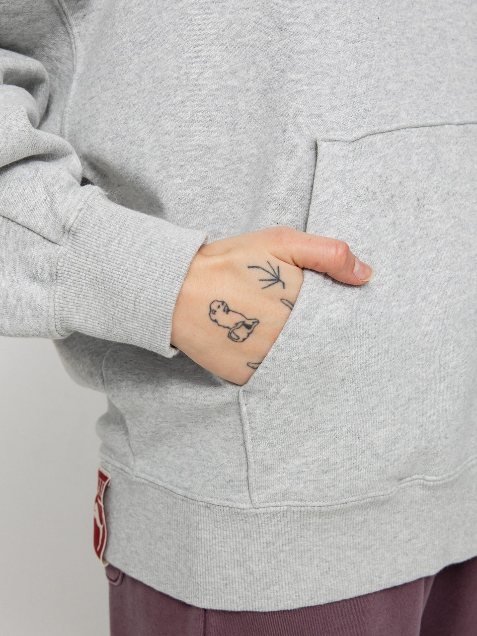 Puma X Vogue Oversized HD Hoodie Wmn - grey (light gray heather)