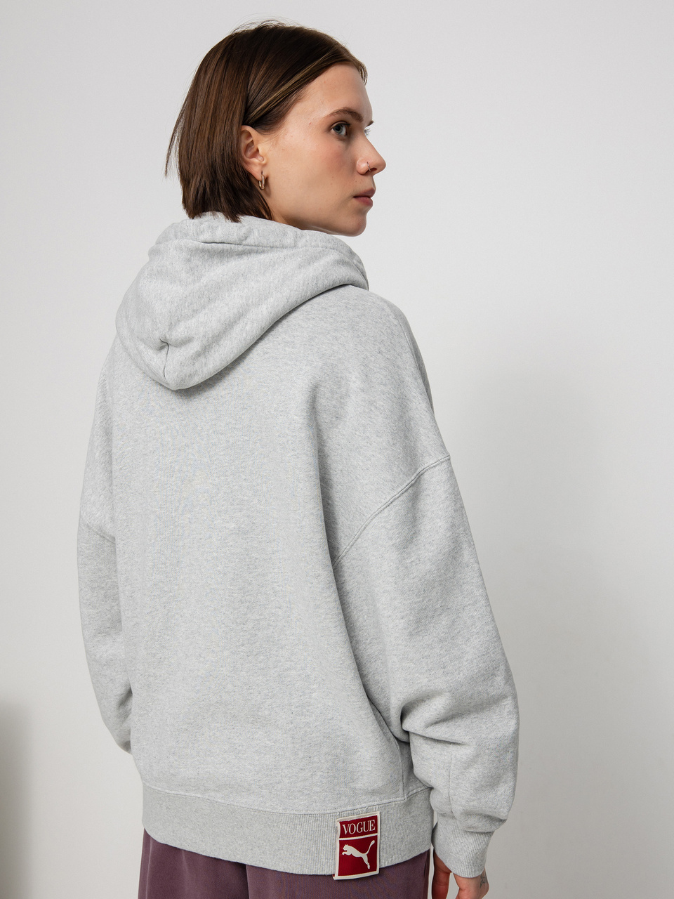 Puma X Vogue Oversized HD Hoodie Wmn - grey (light gray heather)