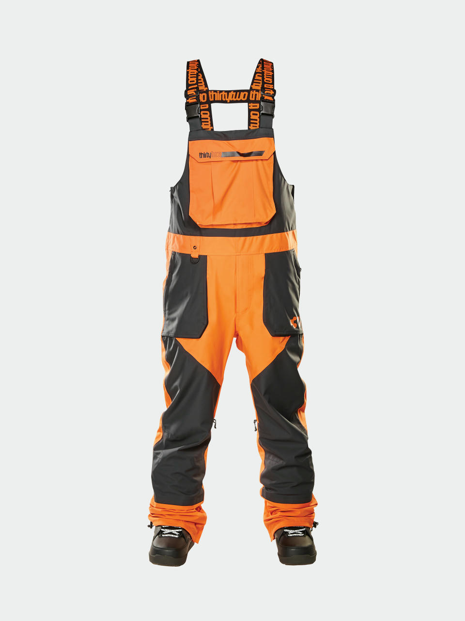 ThirtyTwo Basement Bib Snowboard pants (orange)